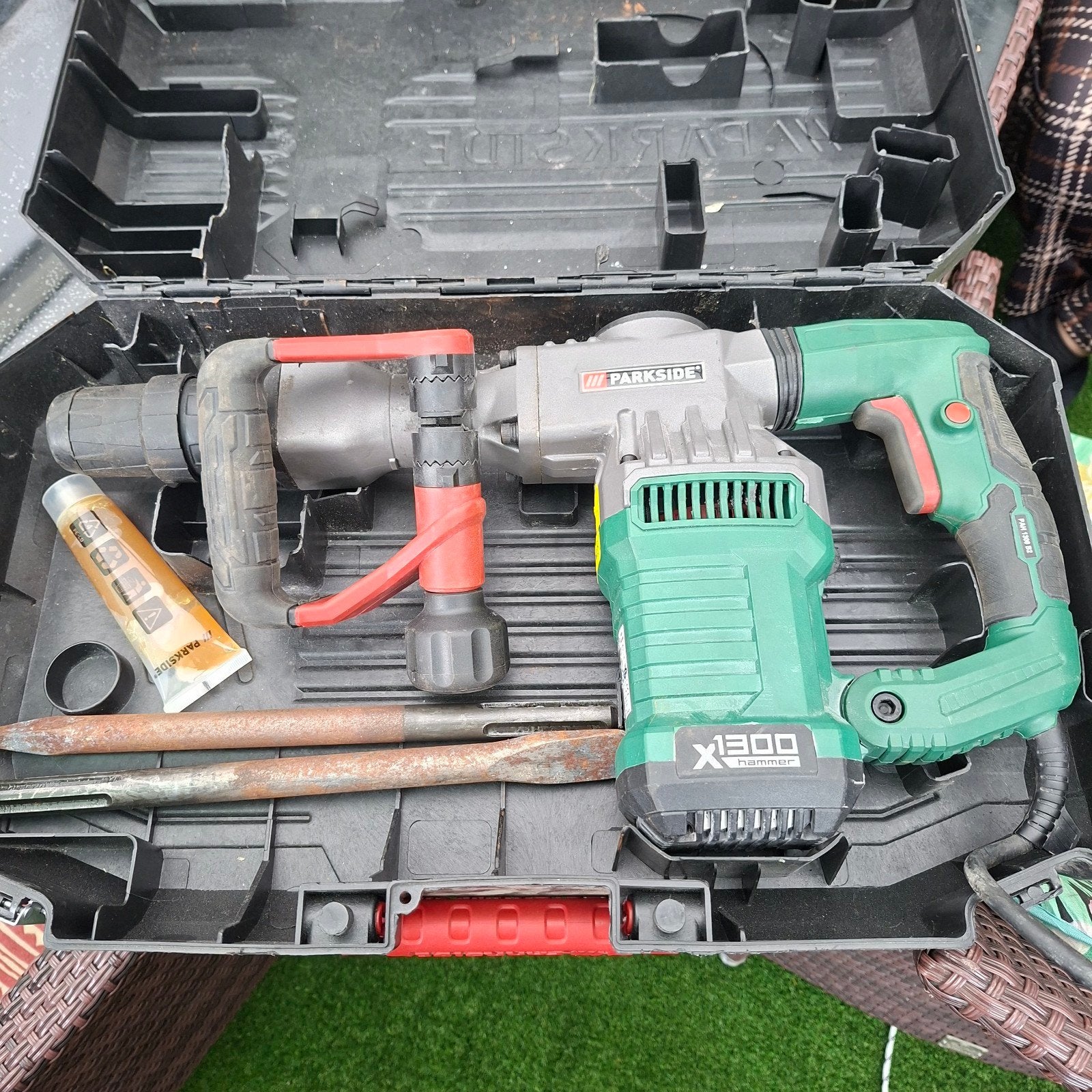 Parkside X1300 Sloophamer met koffer en beitels, Ophalen of Verzenden