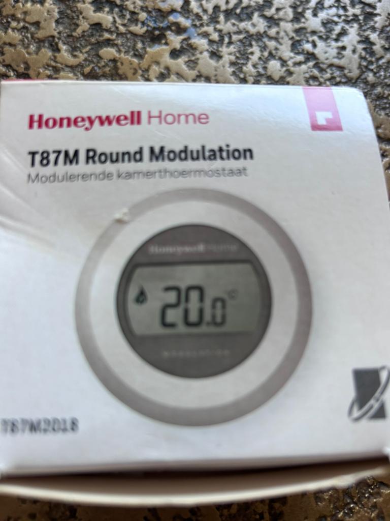 Honeywell T87M, Doe-het-zelf en Verbouw, Thermostaten, Ophalen of Verzenden, Zo goed als nieuw