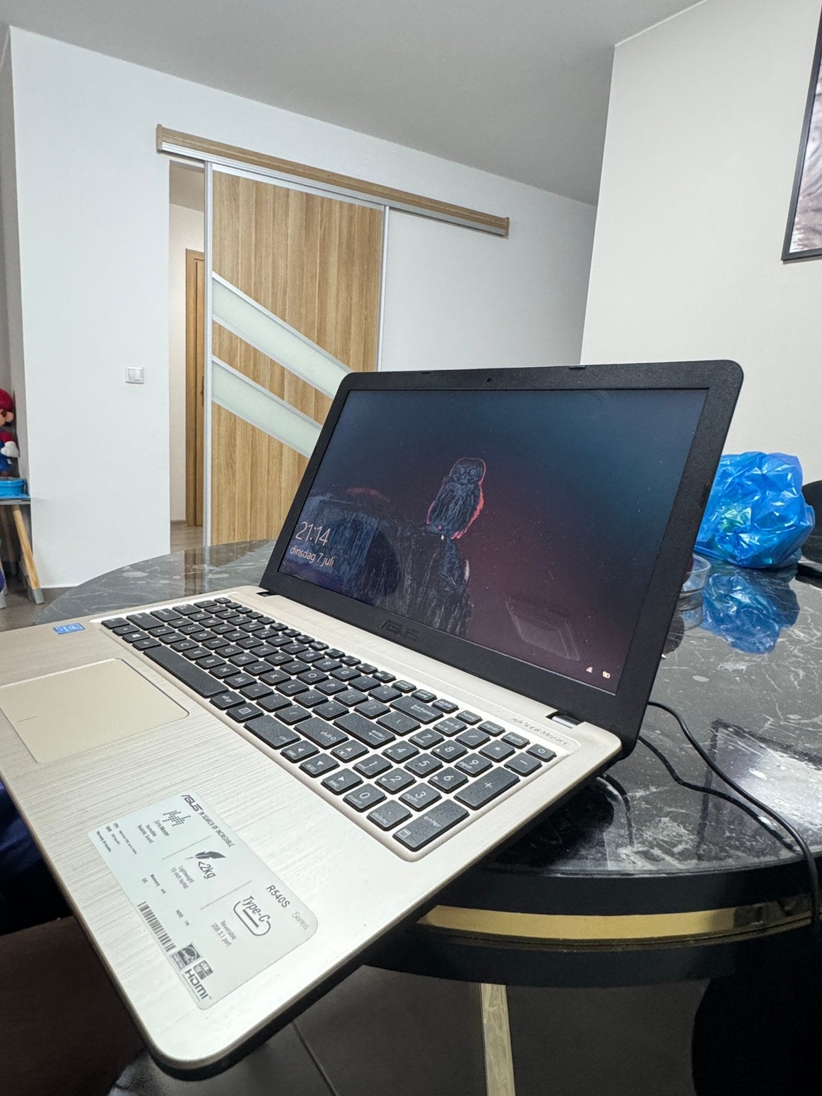 Laptop asus, Ophalen of Verzenden, Zo goed als nieuw