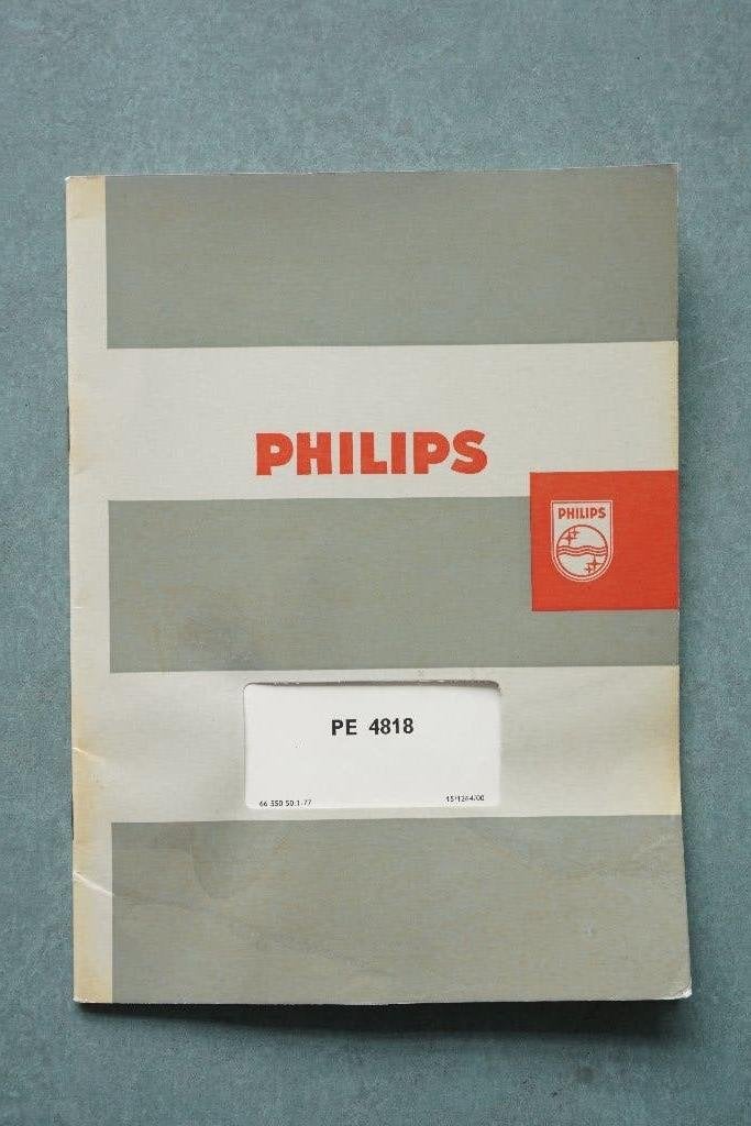 Philips PE4818 manual, Verzenden, Gebruikt, Elektriciteit