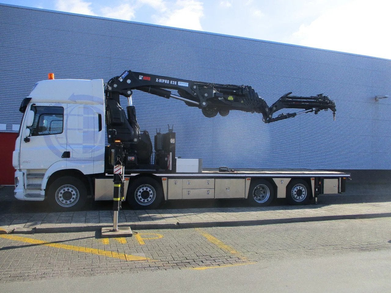 DAF CF 460 CF 460 EURO 6 HIAB XS-HIPRO 638 E 8+JIP 150 X ! 3, Auto's, Automaat, 460 pk, Euro 6, Wit