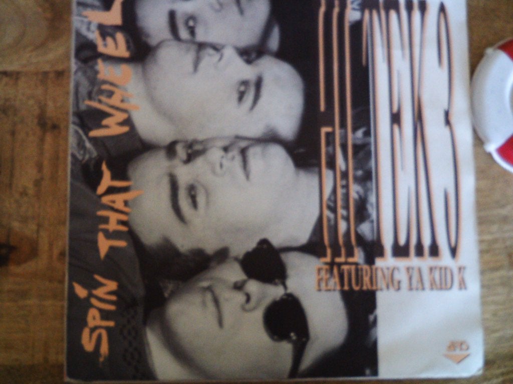 hi tek 3 -- spin the wheel 26mei, Gebruikt, 7 inch, Single, Ophalen of Verzenden