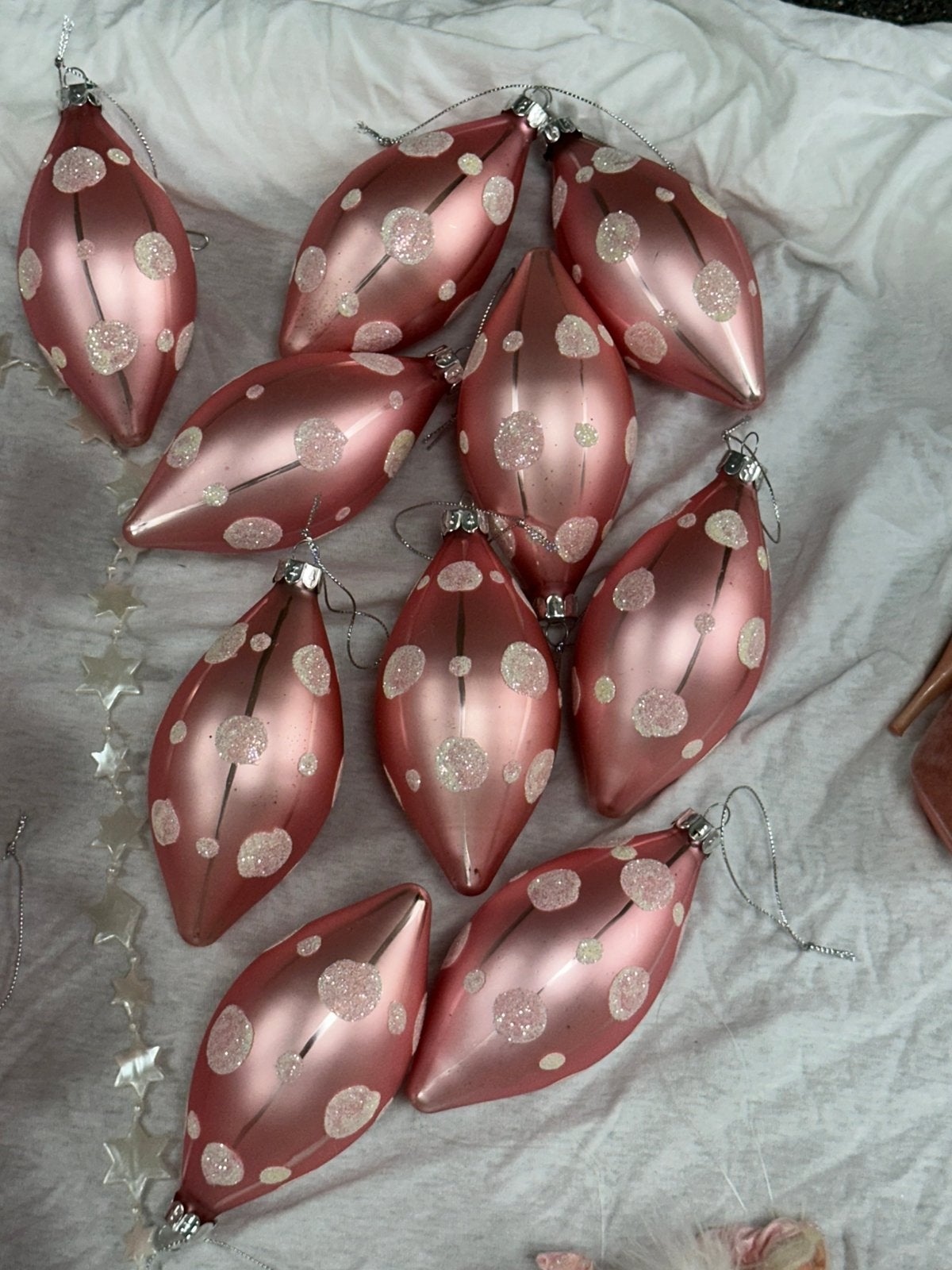 Roze kerstboom versiering, Diversen, Ophalen, Gebruikt