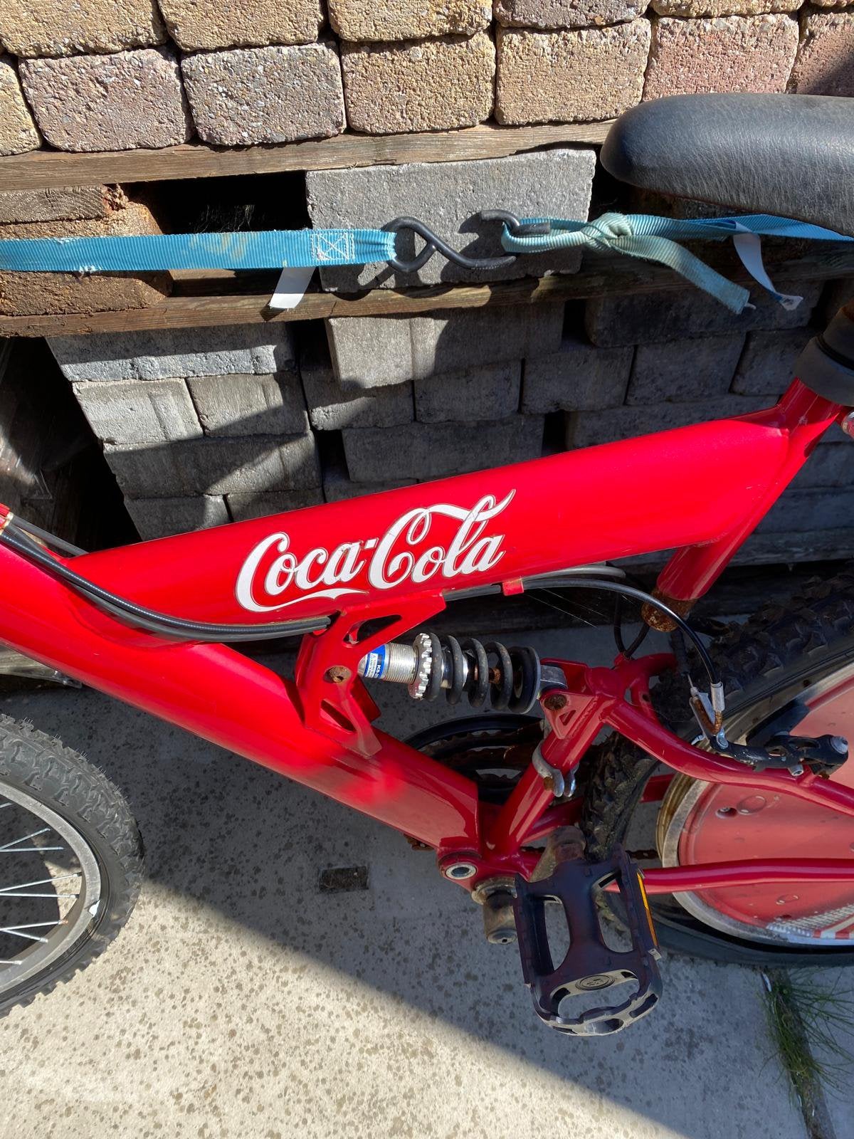 Coca Cola  fiets, Ophalen
