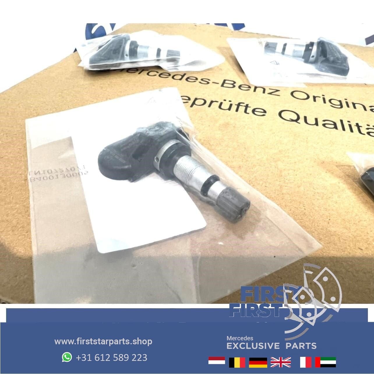 A0009054104 TPMS RDKS BANDENSPANNINGSSENSOR Mercedes G63 A45, Gebruikt, -, Ophalen of Verzenden, -
