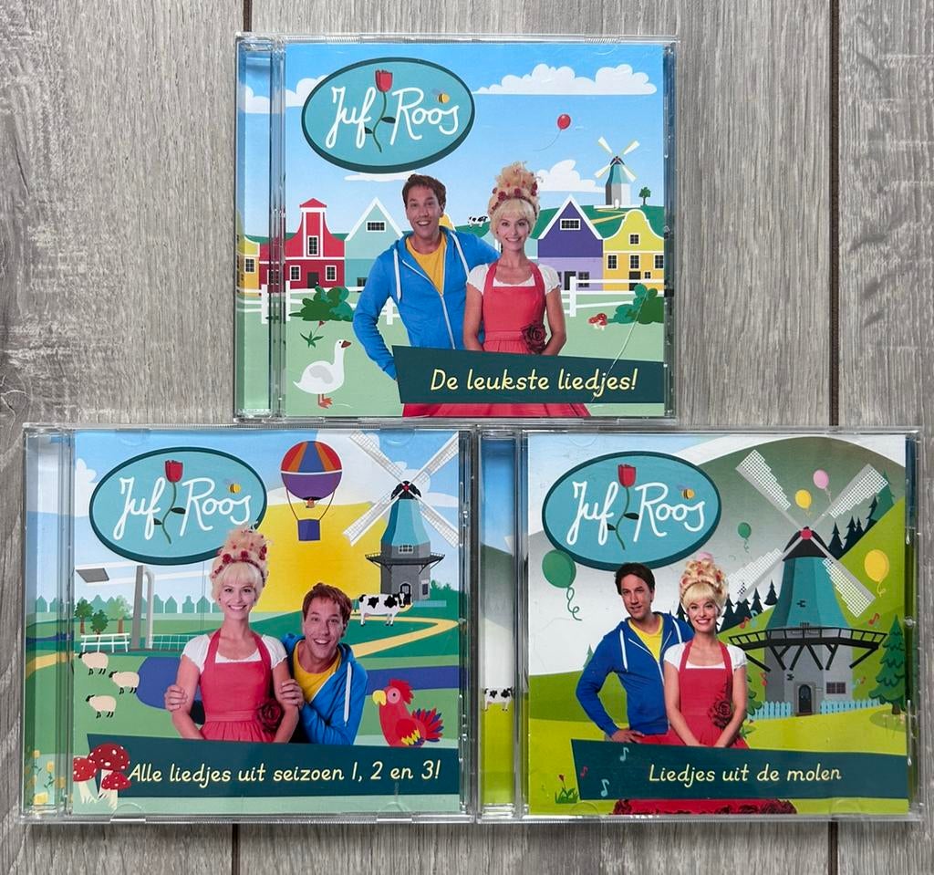 3x cd Juf Roos, Ophalen of Verzenden, Gebruikt