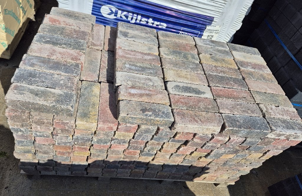 Restpartij OP=OP Trommel Waalformaat 20x5x7cm Oud Bont, Ophalen, Nieuw, Beton, Klinkers