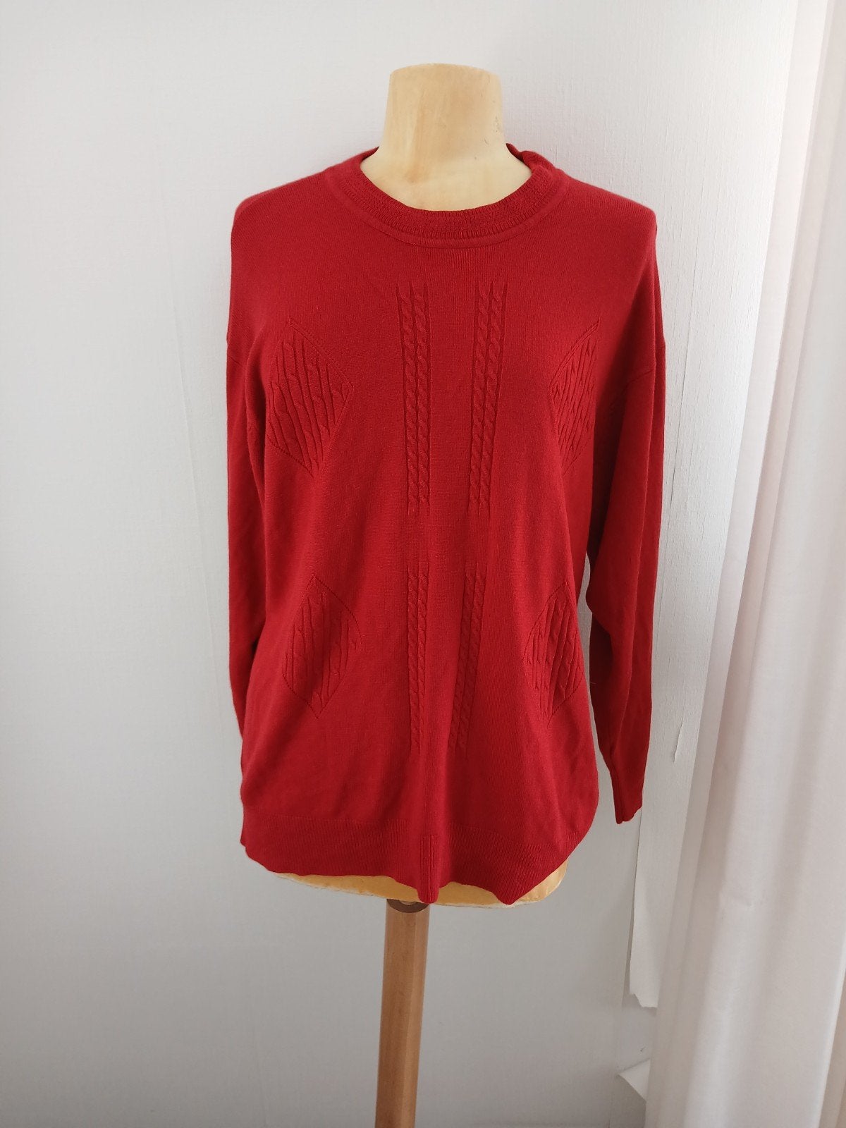 rode trui mt 46 48, Kleding | Dames, Truien en Vesten, Verzenden, Nieuw, Maat 46/48 (XL) of groter, Rood