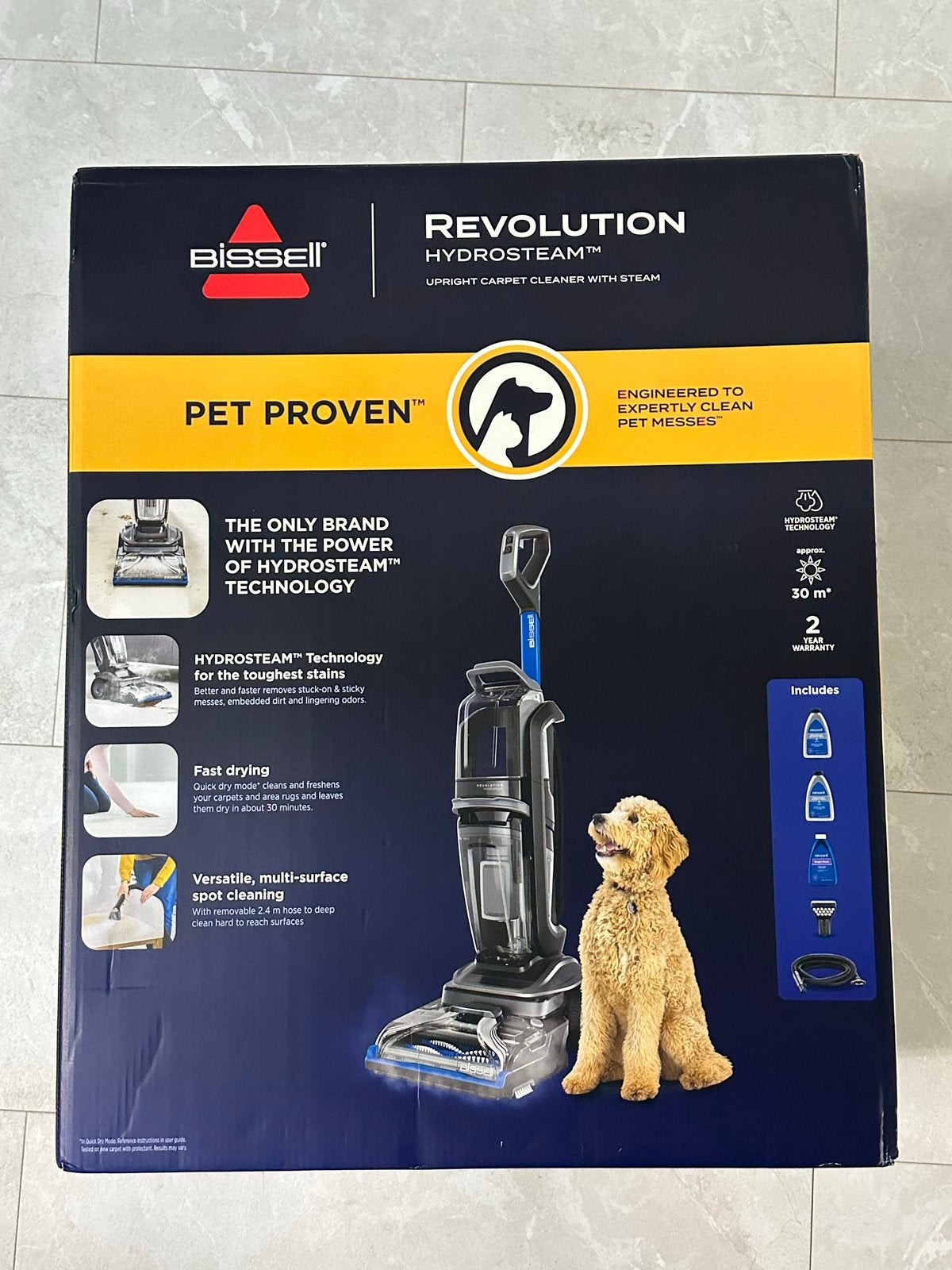 Bissell Revolution HydroSteam Tapijtreiniger - Nieuw, Geschikt voor huisdieren, Overige merken, Nieuw, Ophalen of Verzenden