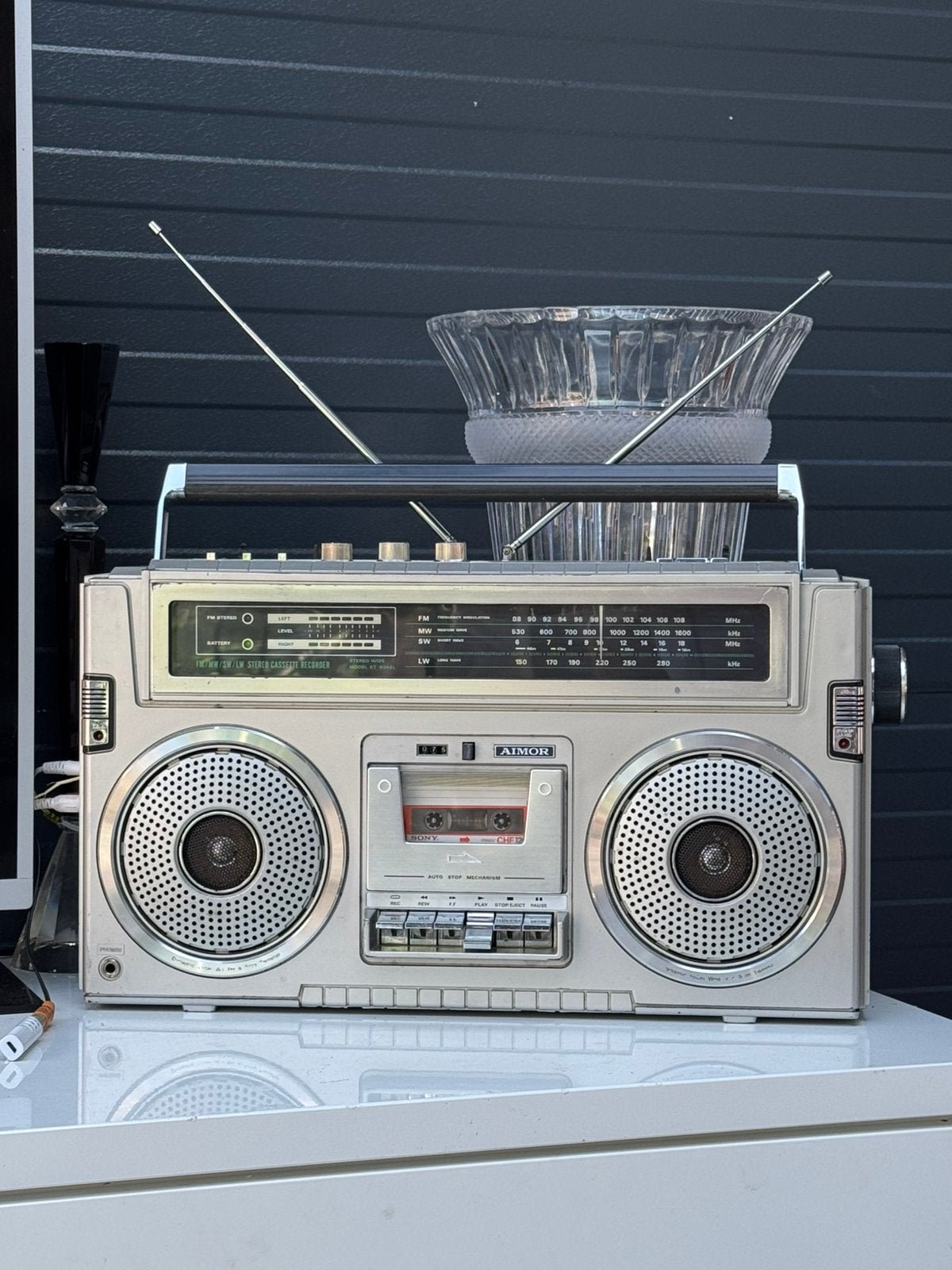 Prachtige Aimor Radio cassetterecorder/Boombox/Ghettoblaster, Ophalen of Verzenden, Zo goed als nieuw