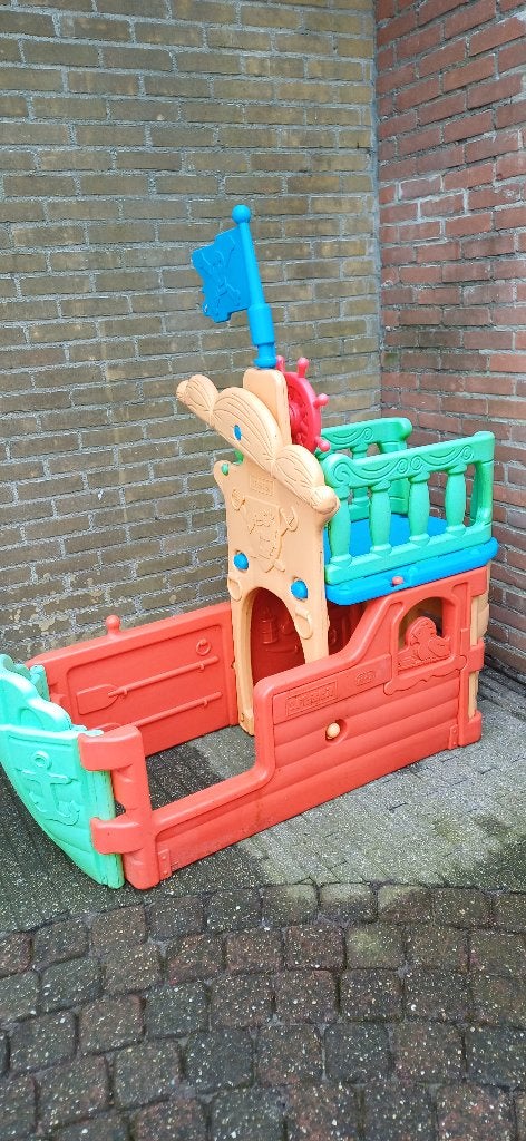 Ontzettende stoere Feber Piraten boot met stuurplatform, Kinderen en Baby's, Speelgoed | Buiten | Speeltoestellen, Ophalen, Gebruikt
