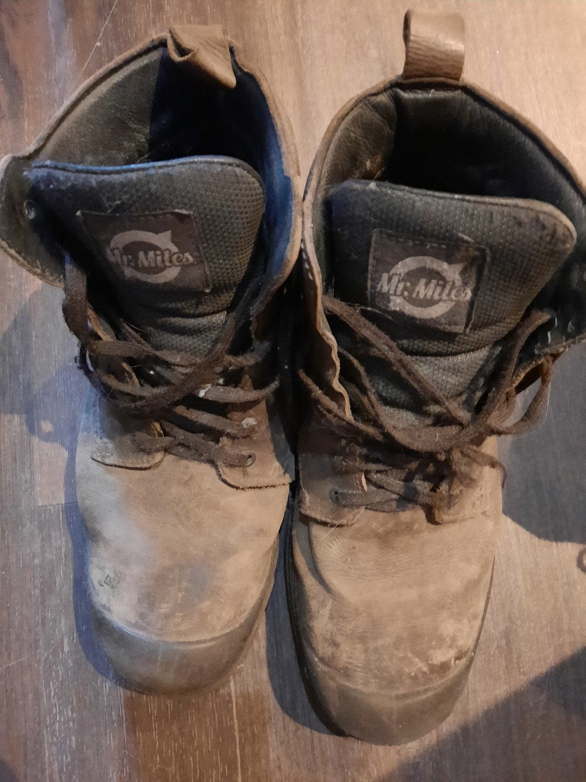 Mr. Miles werkschoenen - Maat 45, Bruin, Ophalen of Verzenden, Gedragen, Werkschoenen