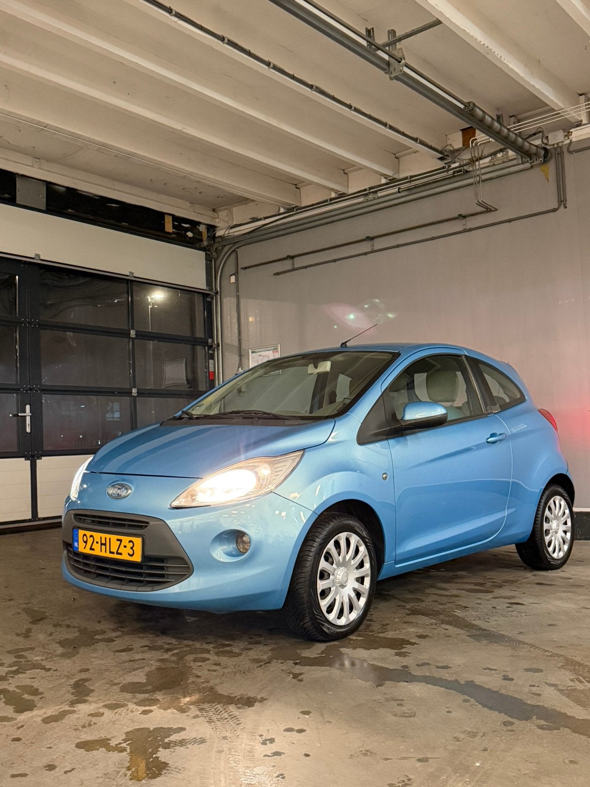 Ford Ka 1.2 51KW 2009 Blauw nieuwe APK, Auto's, Voorwielaandrijving, 1242 cc, 4 cilinders, Origineel Nederlands