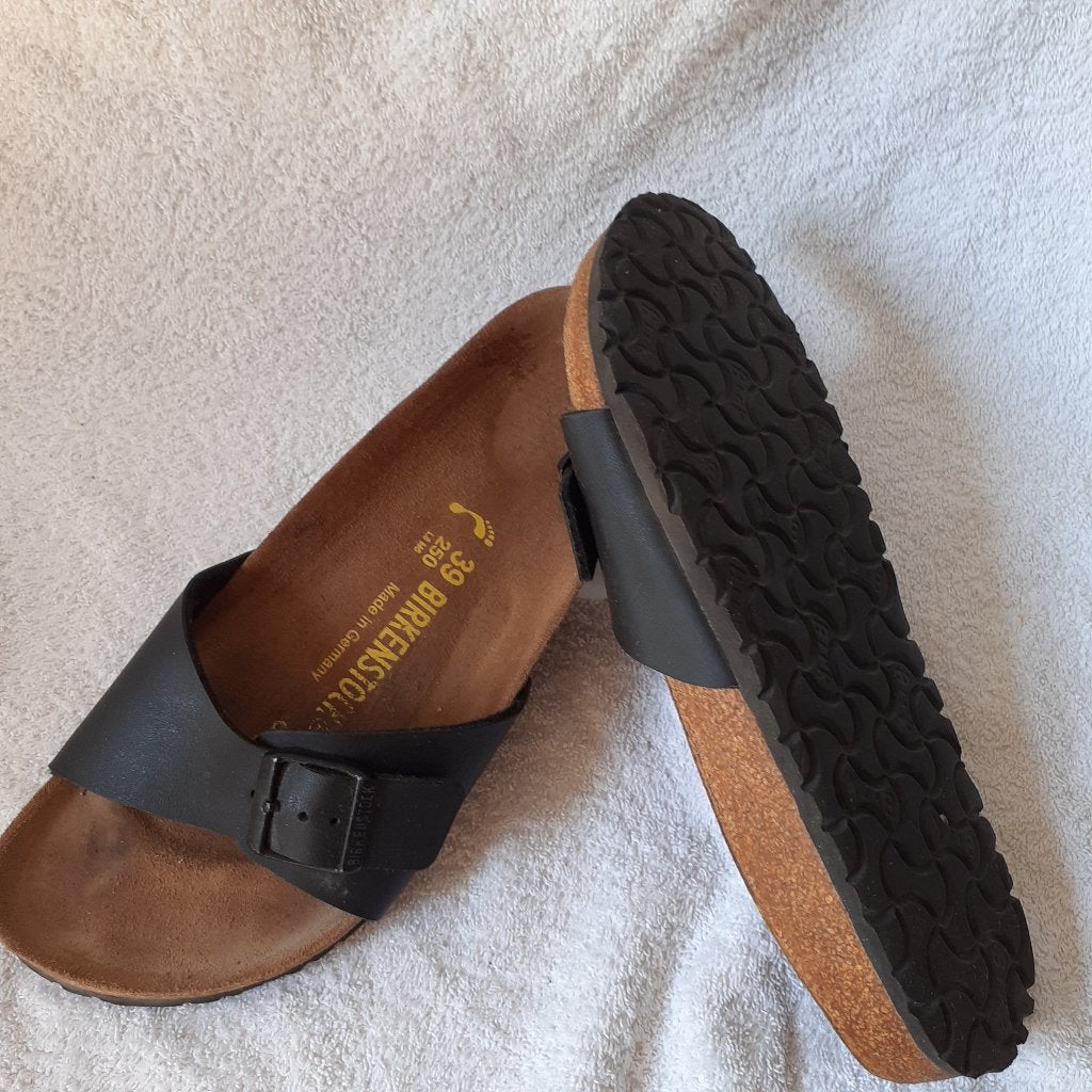 birkenstock 39, Kleding | Dames, Schoenen, Slippers, Zwart, Nieuw, Ophalen of Verzenden