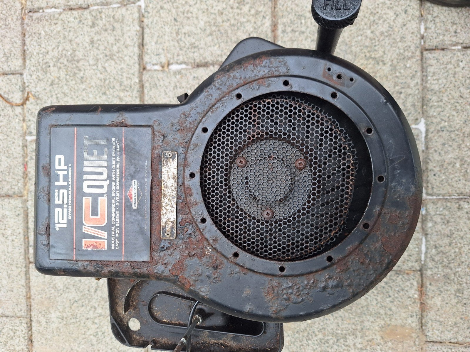 Motorblok zitmaaier 12.5 HP Briggs & Stratton, Ophalen, Gebruikt, Briggs & Stratton