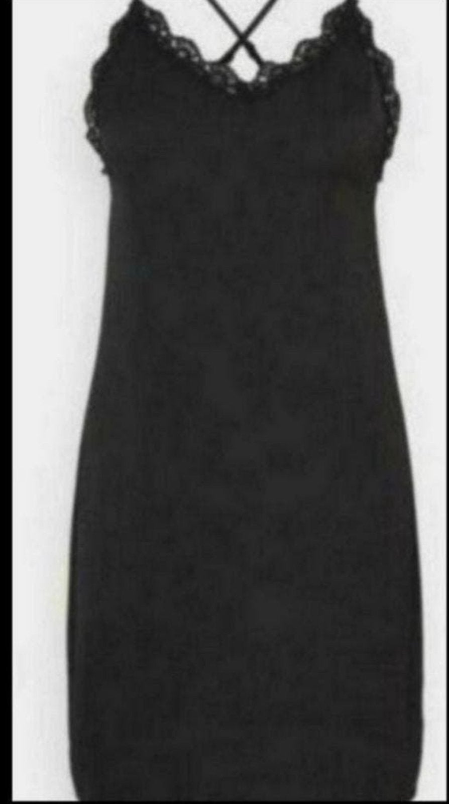 NIEUW! Zwart Nachthemdje S/XS - Heerlijk Soepele Stof, Ophalen of Verzenden, Zwart, Nachtkleding