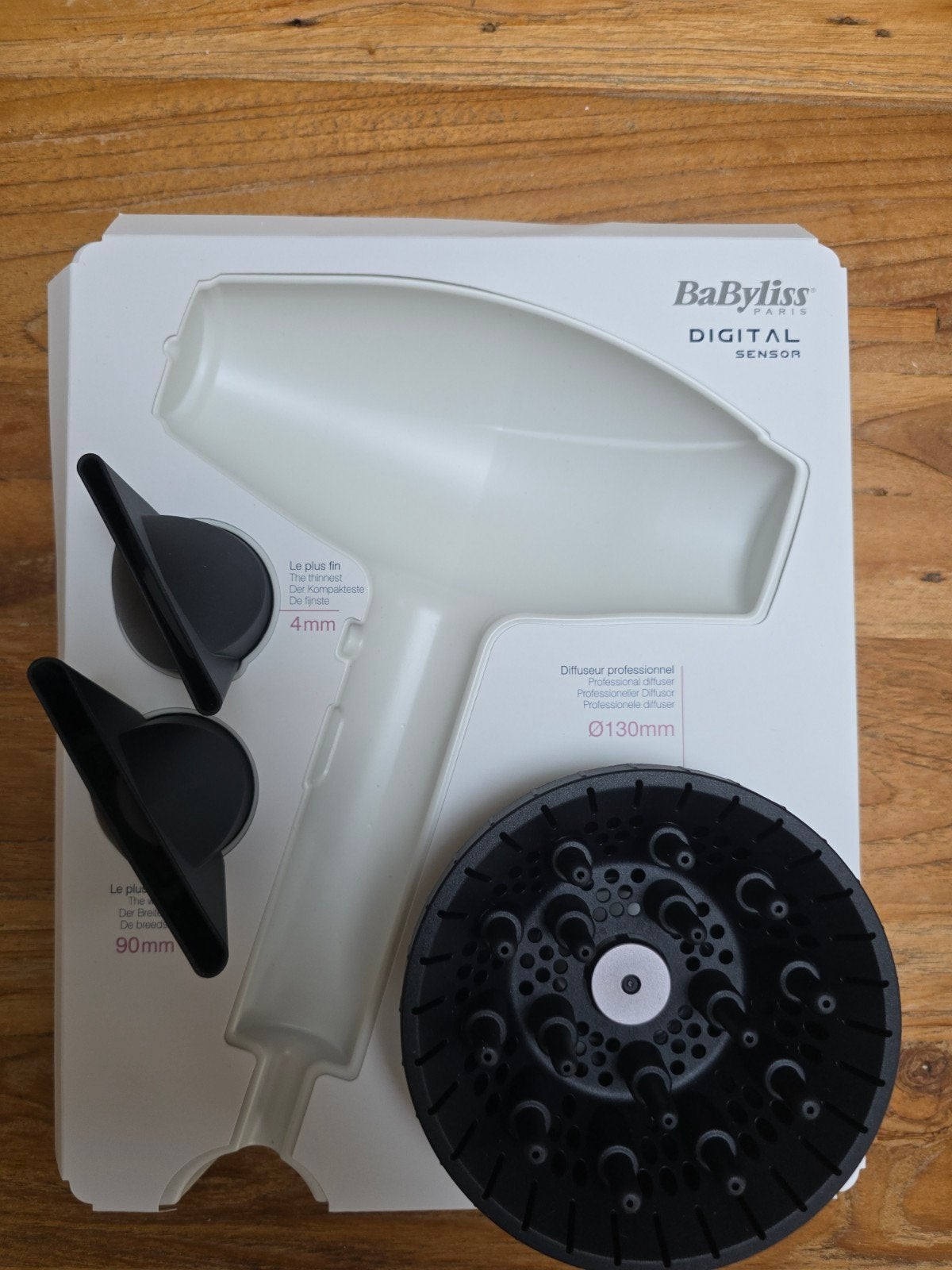 Opzetstukken BaByliss Digital Sensor Föhn, Ophalen of Verzenden, Nieuw, Föhn of Haardroger
