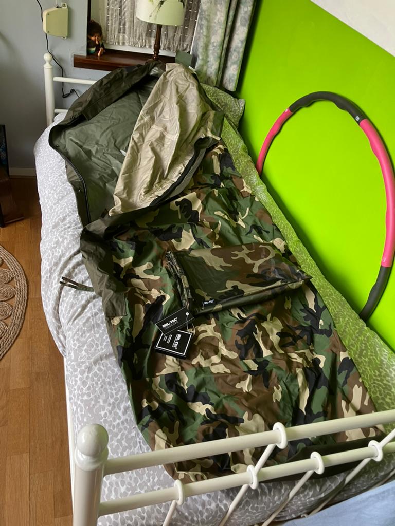 Mil-tec slaapzakhoes Woodland, Ophalen of Verzenden, Nieuw