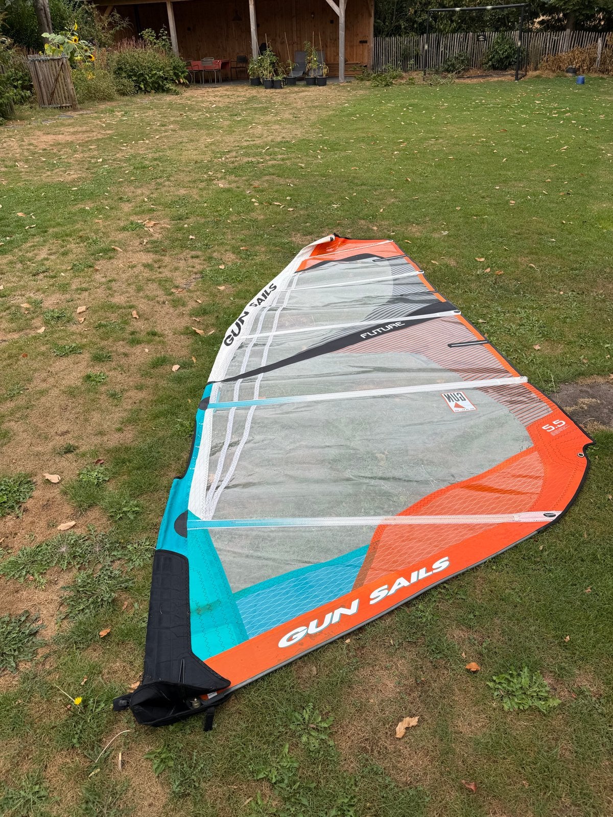 Gun Sails Future 5.5 m² windsurfzeil, Watersport en Boten, Windsurfen, Gebruikt, 5 tot 6.5 m², Ophalen of Verzenden, Gunsails