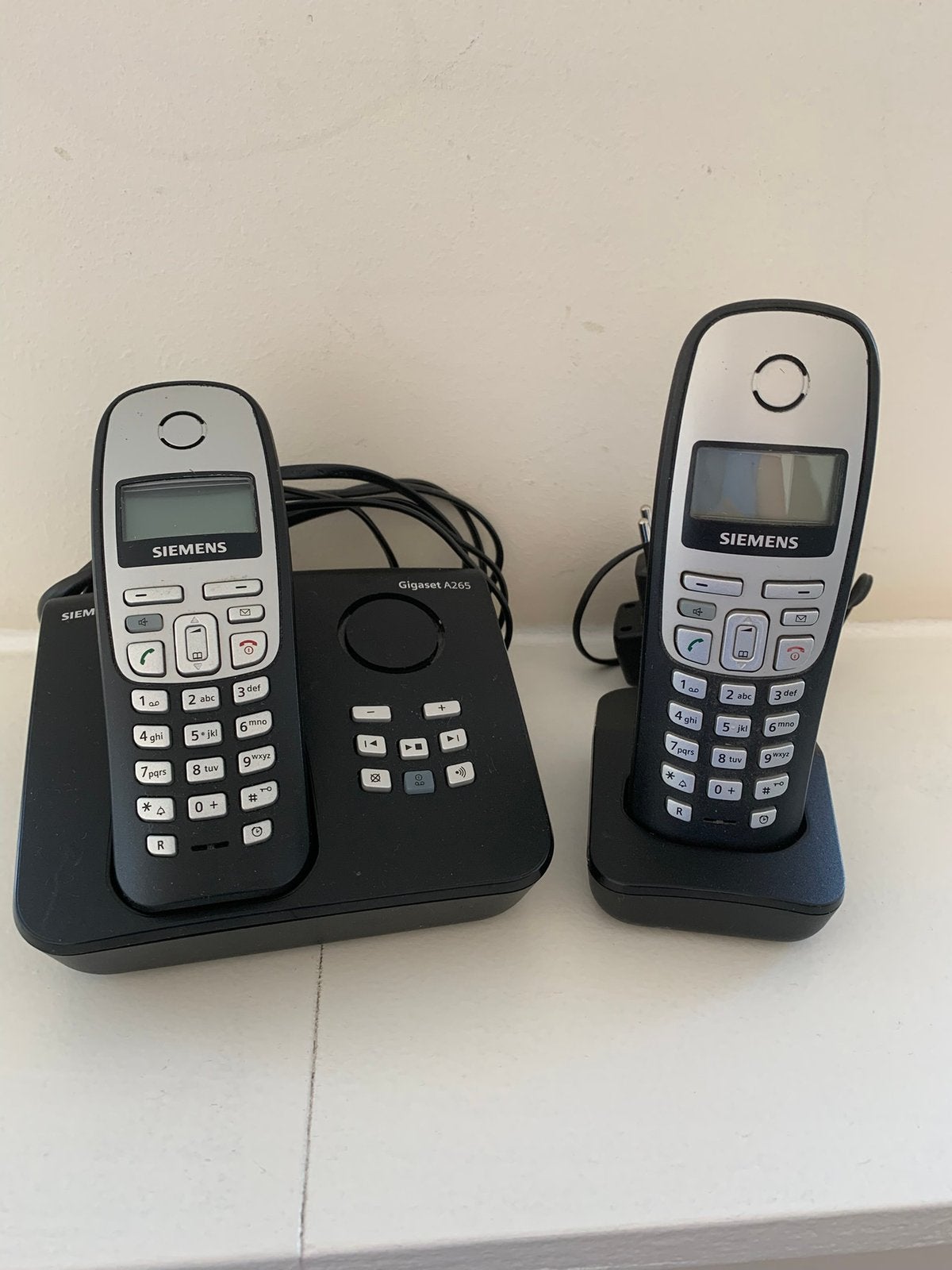 Telefoon set ; Siemens Giga set A265, Ophalen of Verzenden, Zo goed als nieuw, 2 handsets