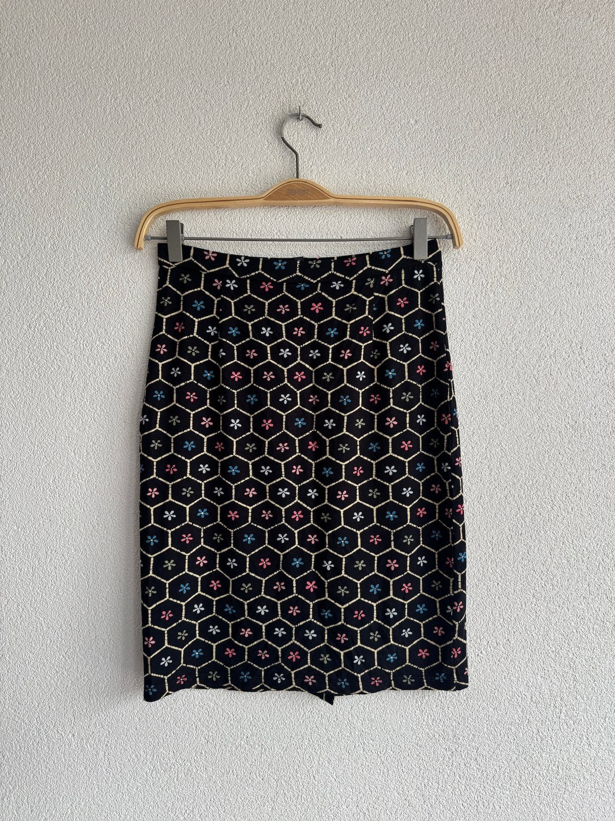 King Louie zomerse midi rok met bloemen print, Zwart, Ophalen of Verzenden, Zo goed als nieuw, King Louie