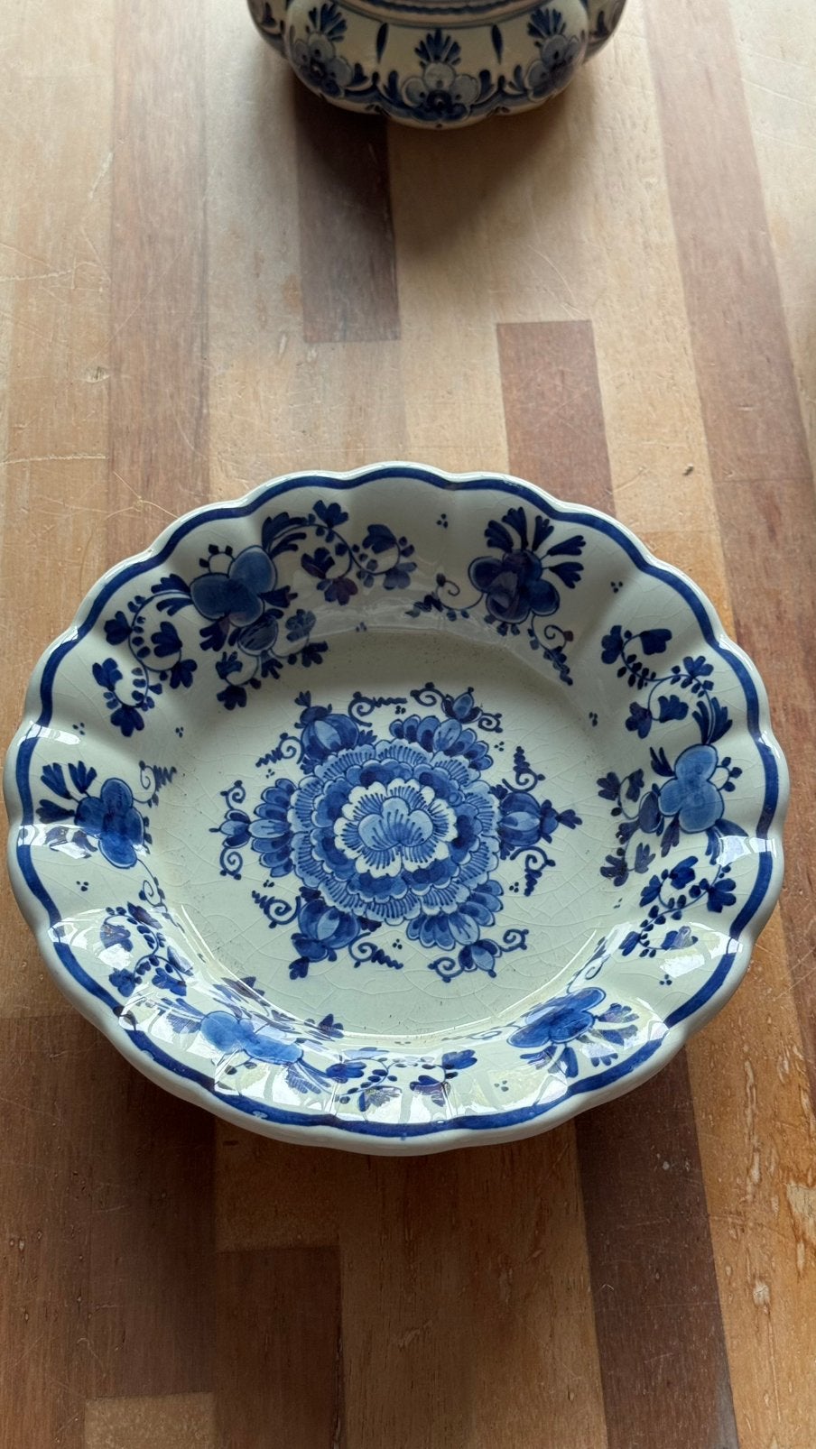 Delfs blauw royal delft bord, Antiek en Kunst, Ophalen of Verzenden