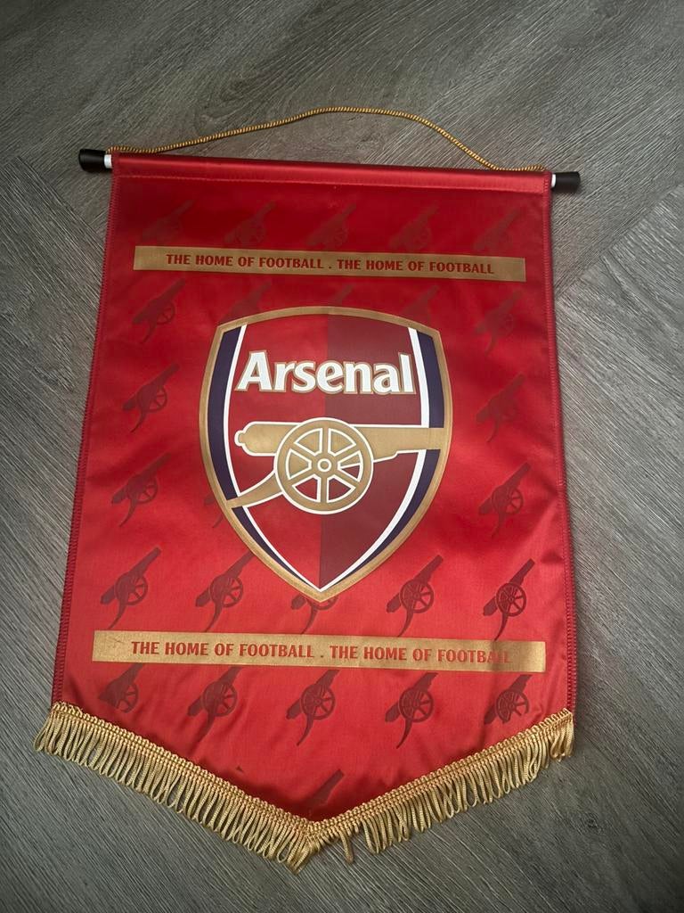 Arsenal grote vaan, Ophalen of Verzenden, Zo goed als nieuw, Buitenlandse clubs, Vaantje of Sjaal