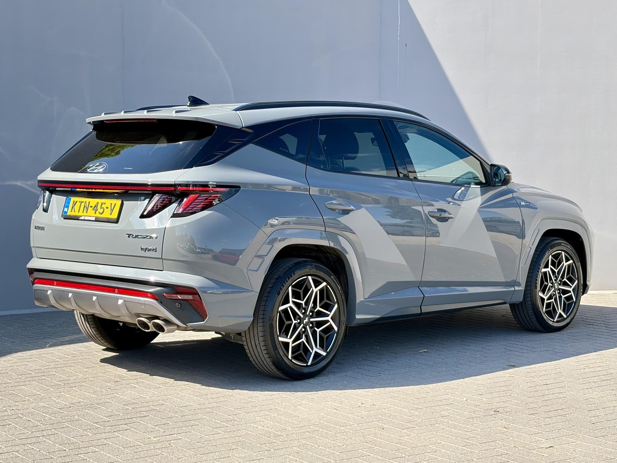 Hyundai Tucson 1.6 T-GDI HEV 230pk N Line Edition / 1650kg T, Auto's, Dealer onderhouden, Gebruikt, Euro 6, 4 cilinders