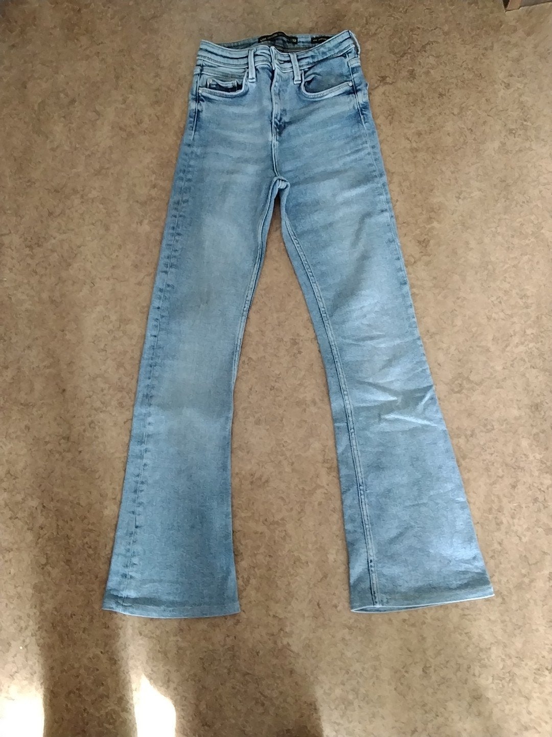 Seven Sisters flared jeans W25/L32 / 2 stuks, Ophalen of Verzenden, Zo goed als nieuw, W27 (confectie 34) of kleiner, Blauw