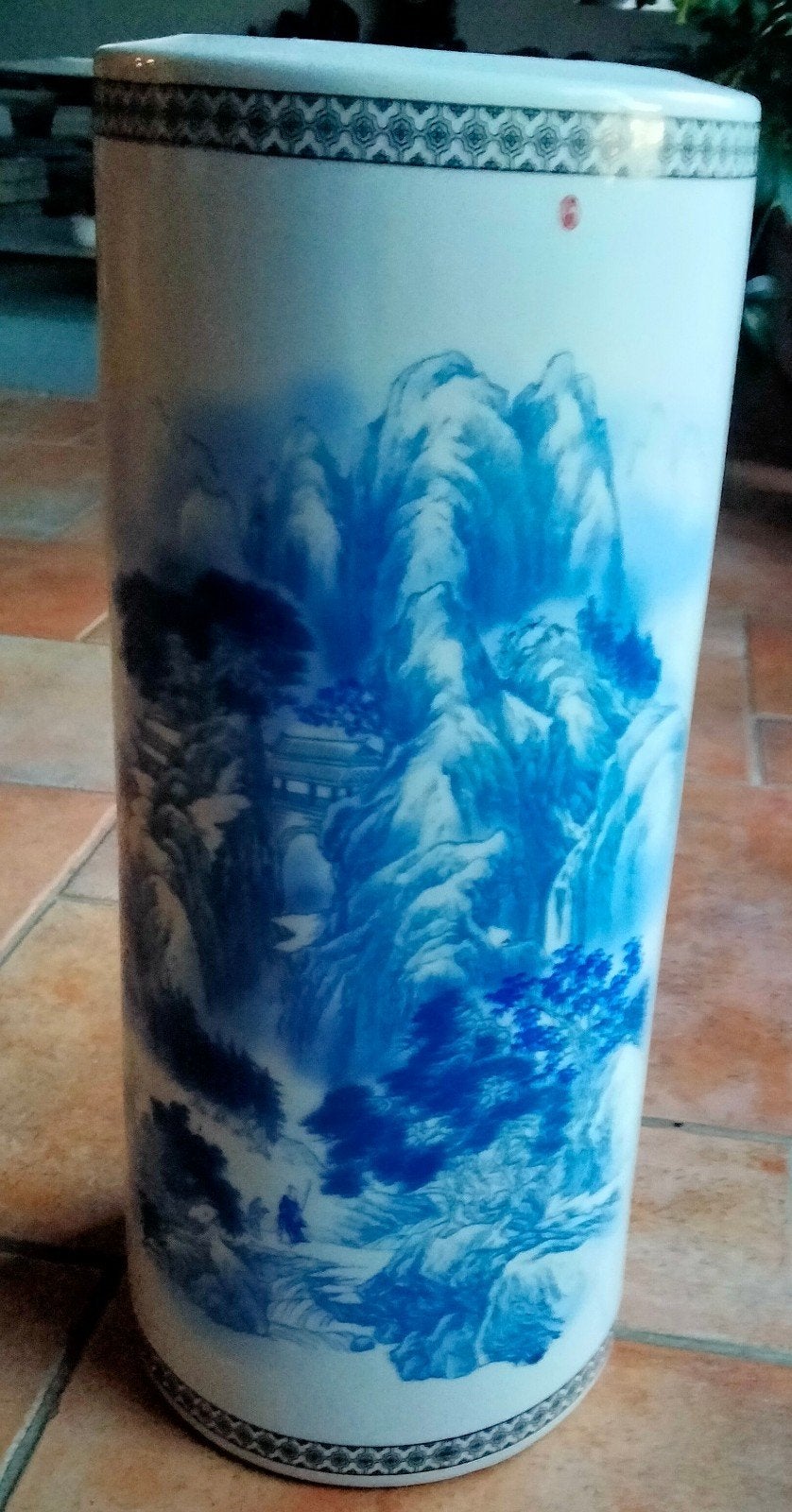 Prachtige antieke Chinese paraplubak/vaas, Antiek en Kunst, Ophalen