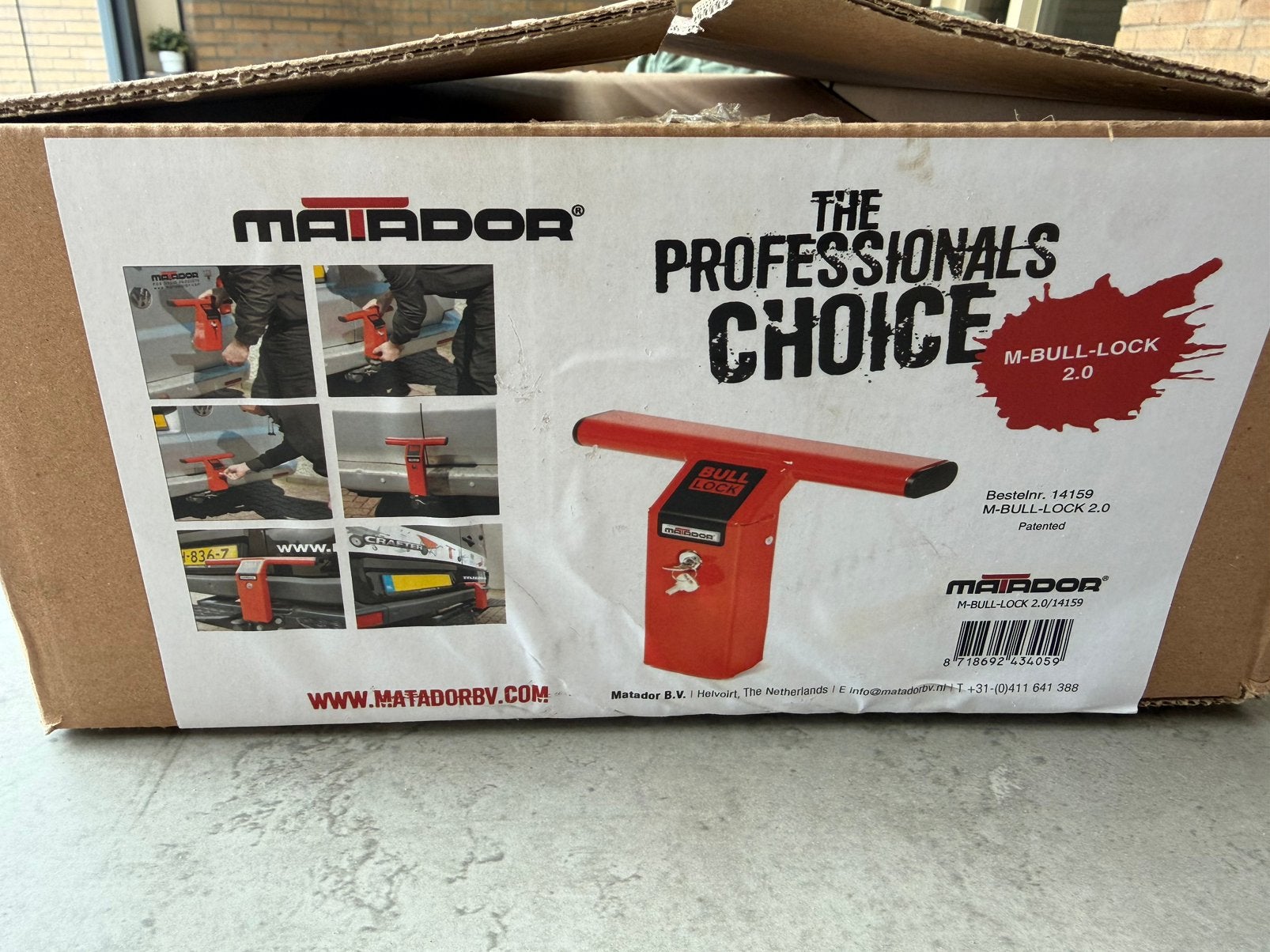 Matador Bull-Lock 2.0 Trekhaakslot, Ophalen, Zo goed als nieuw