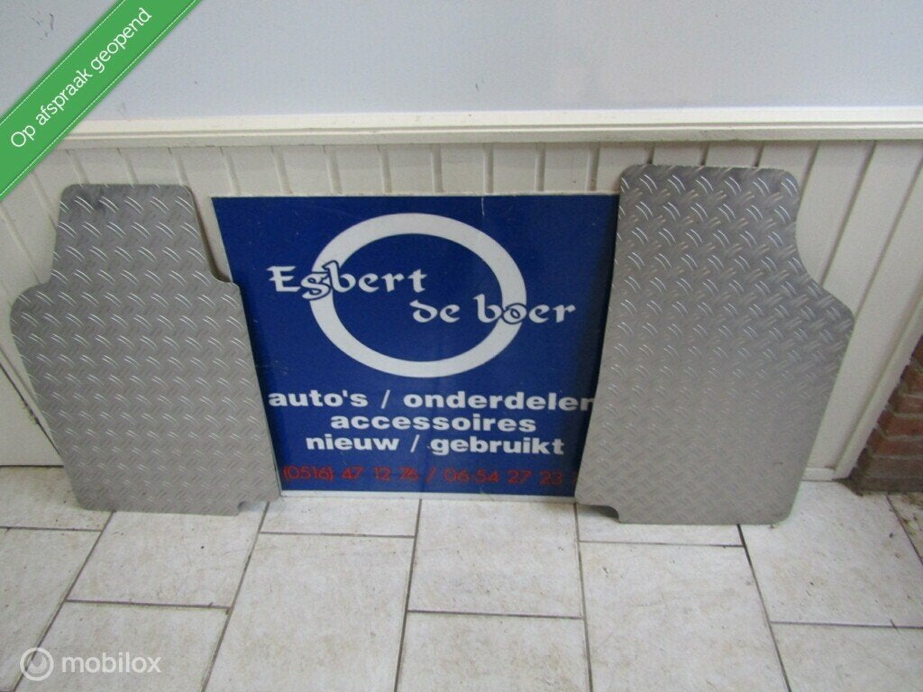 aluminium vloermatten set VW Golf 2, Gebruikt, Volkswagen, Ophalen of Verzenden, Volkswagen