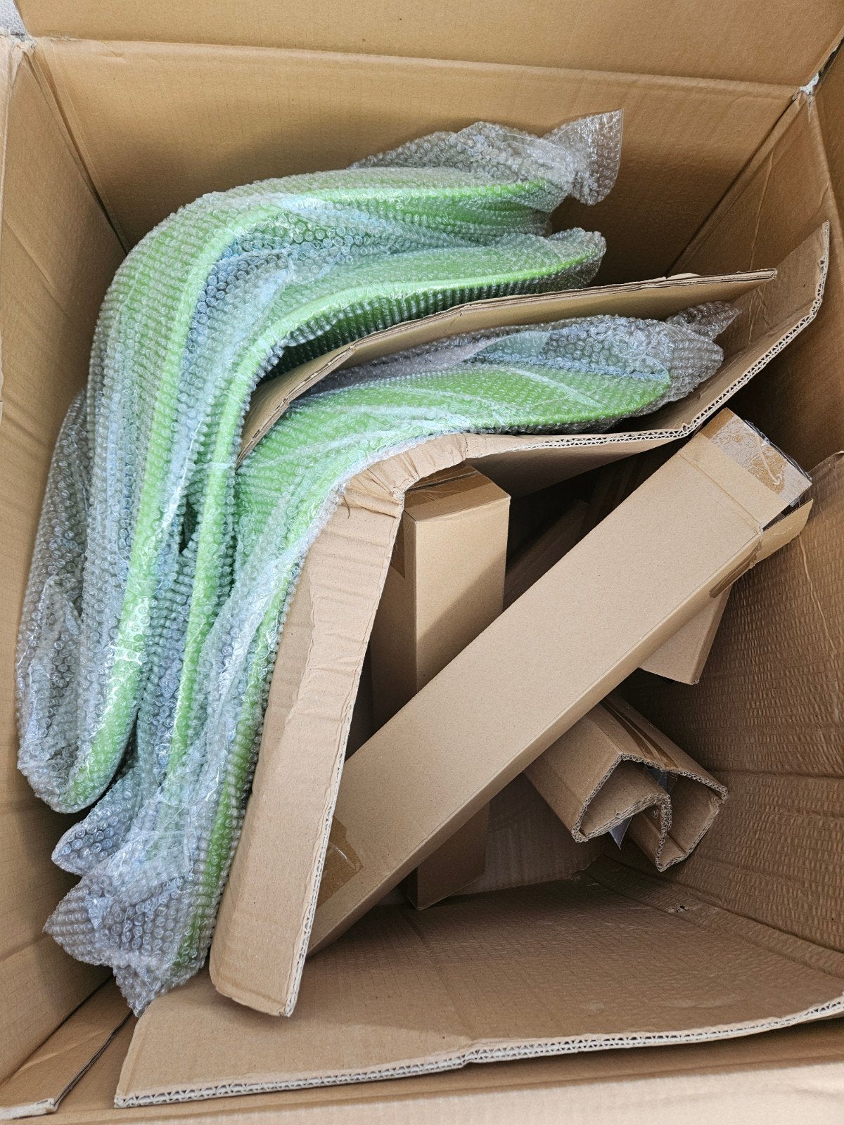 3 Groene stoelen - Nieuw in doos, Overige kleuren, Drie, Nieuw, Ophalen