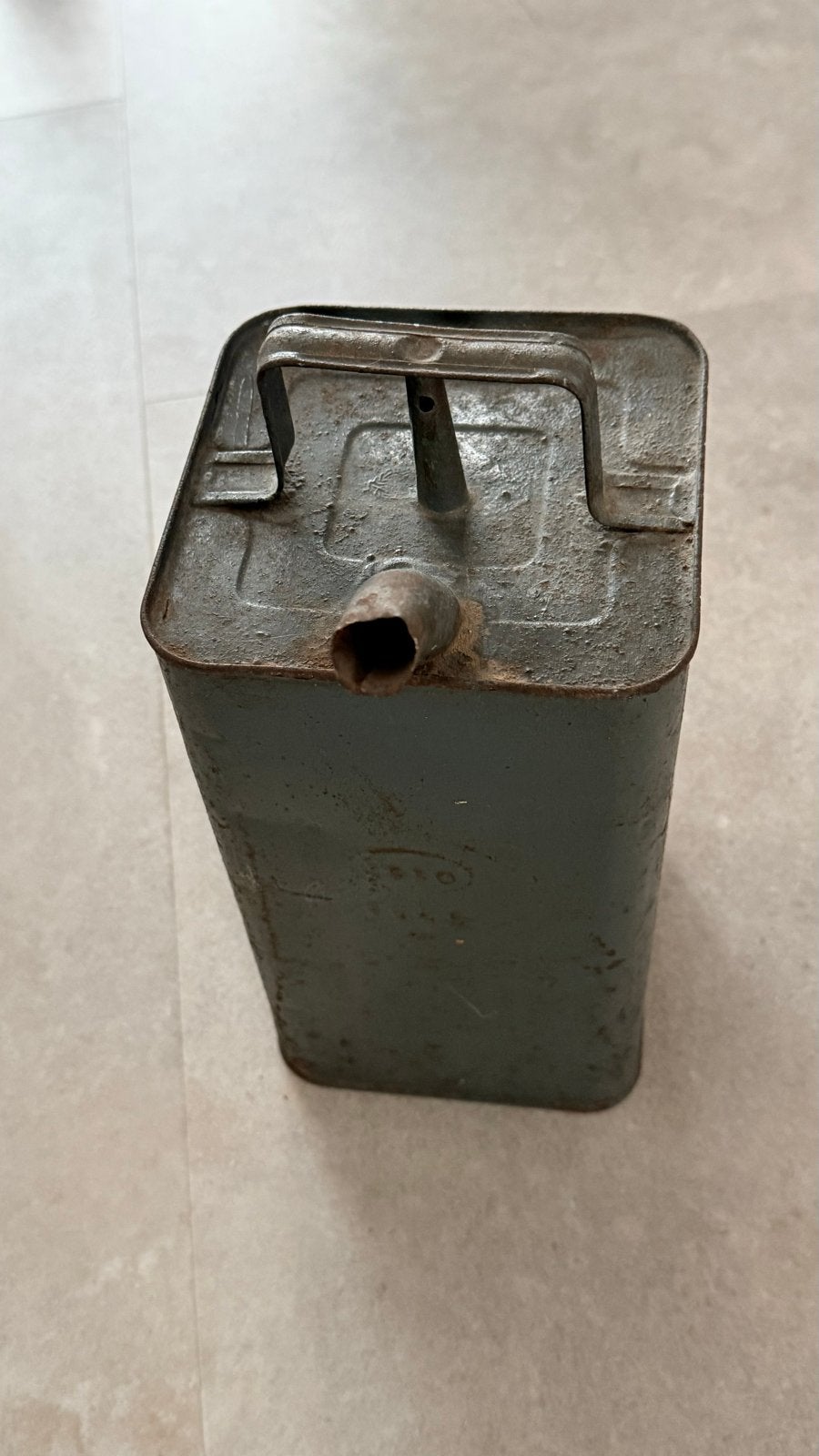 Vintage Esso Petroleum Kan uit 1955, Ophalen of Verzenden