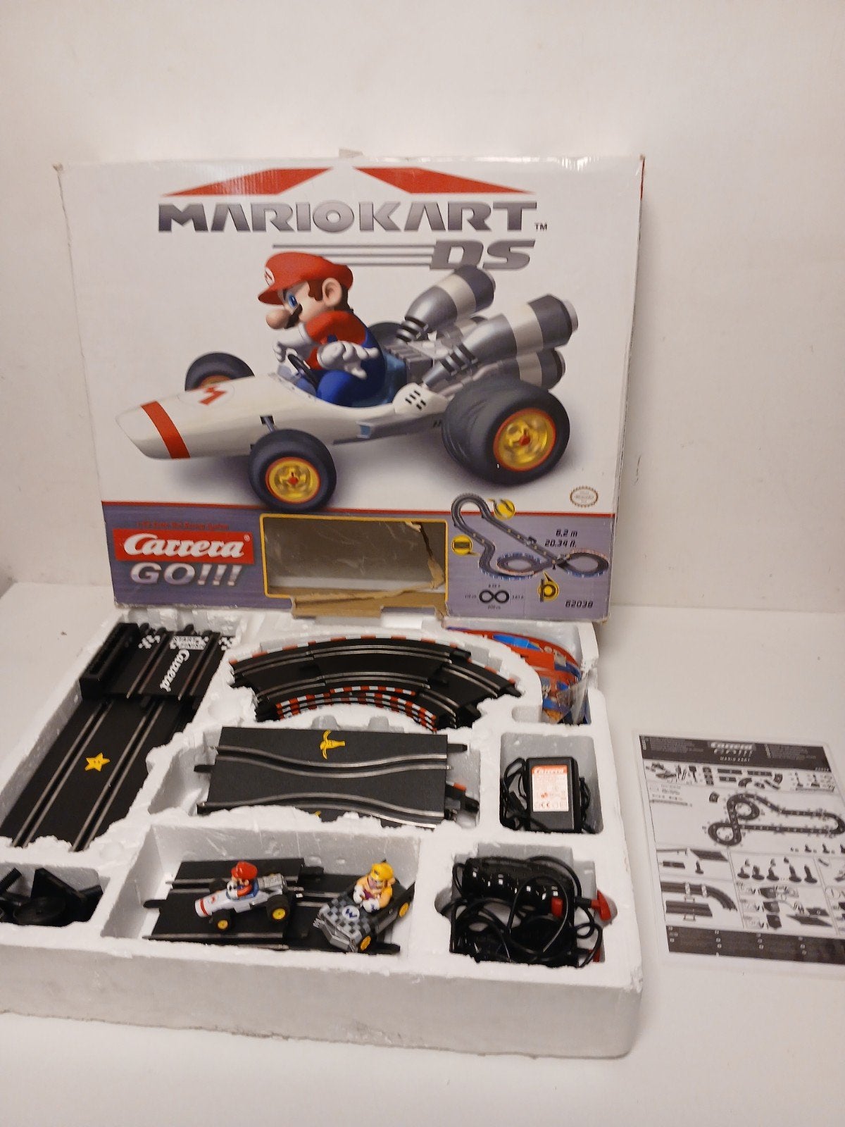 mariokart ds carrera racebaan nintendo, Ophalen of Verzenden, Gebruikt, Elektrisch, Overige merken