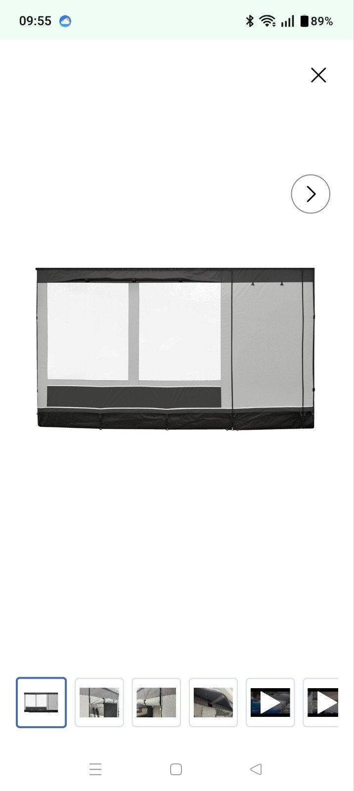 Voorwand voor luifel Emperor 355(nooit gebruikt)gekocht 2026, Ophalen, Nieuw