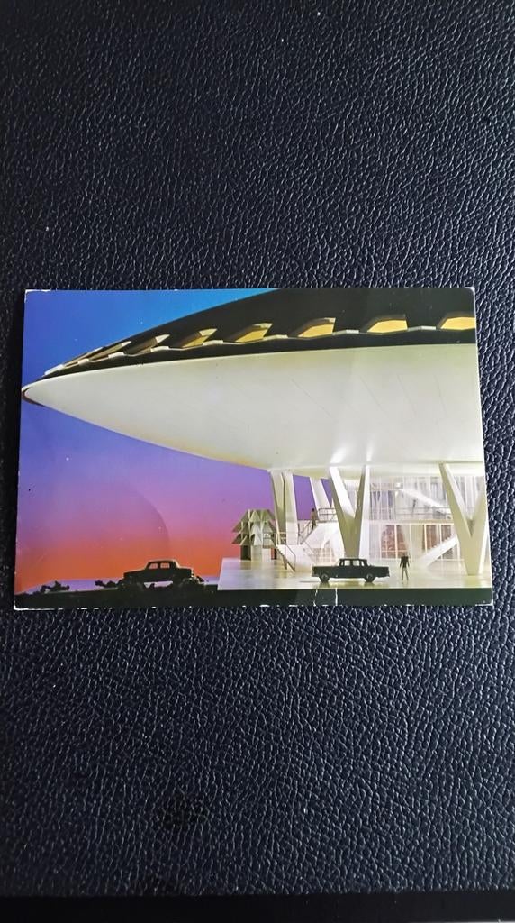 Philips Evoluon Ansichtkaart - Special Jubilee Flight, Ophalen of Verzenden, 1960 tot 1980, Gelopen, Noord-Brabant