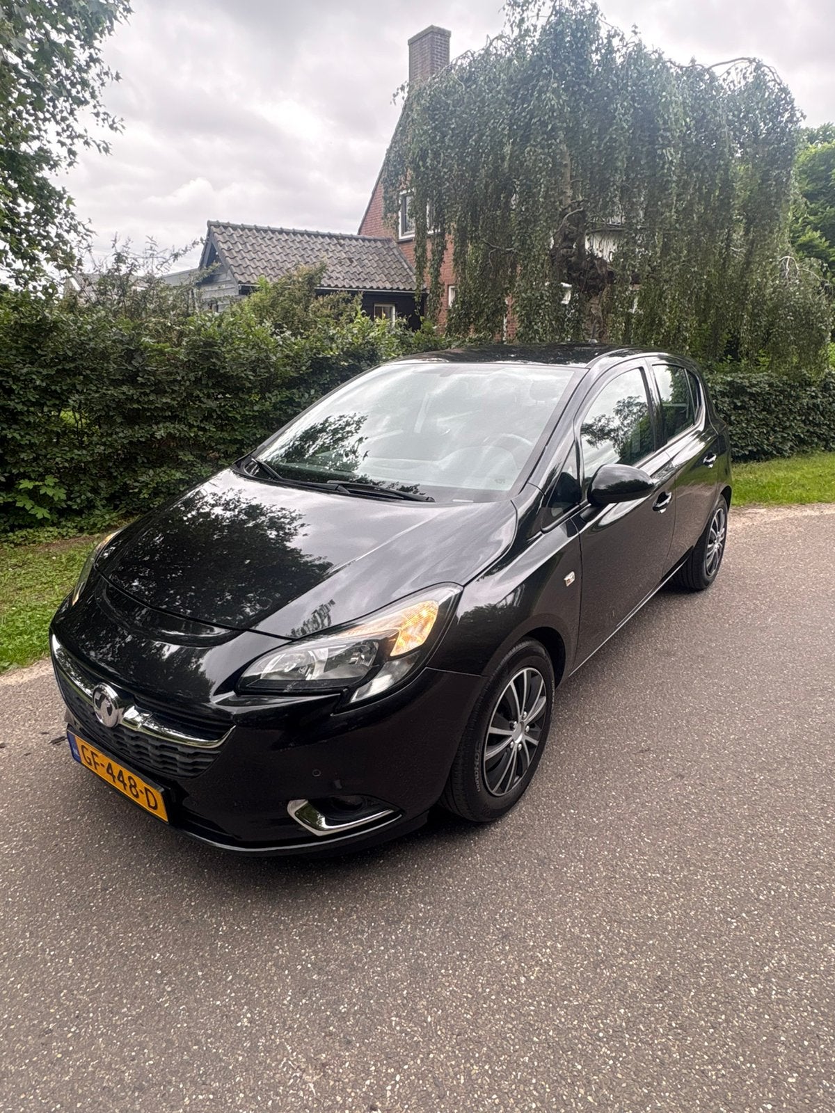 Opel Corsa 1.0T 66KW/90PK 5D 2015 Zwart, Auto's, Voorwielaandrijving, Origineel Nederlands, 1200 kg, Handgeschakeld