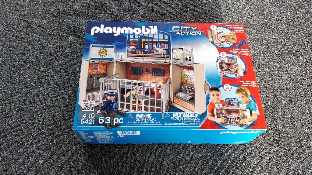 Playmobil politiebureau 5421, Kinderen en Baby's, Speelgoed | Playmobil, Gebouw, Complete set, Nieuw, Ophalen of Verzenden