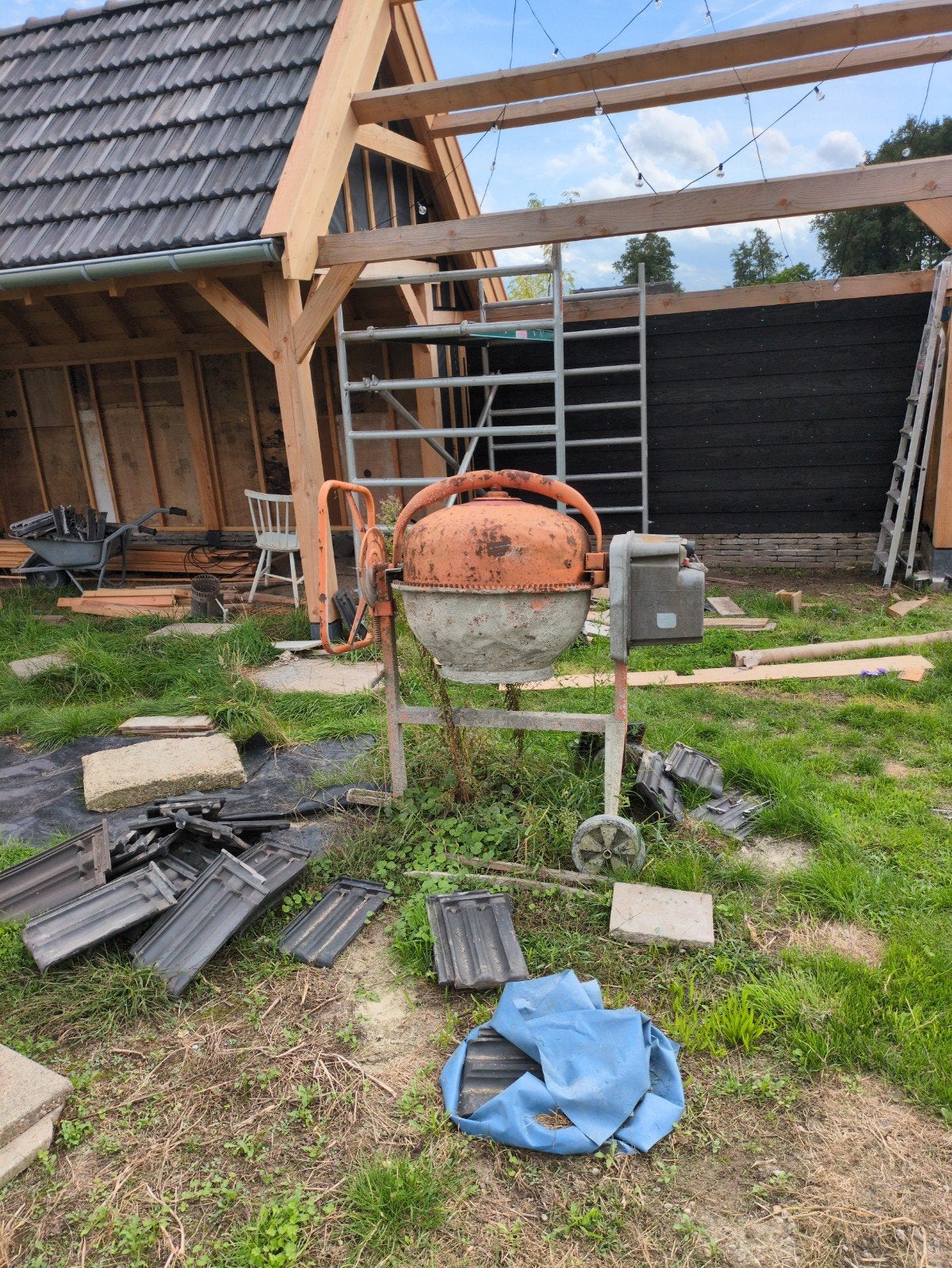 Gebruikte betonmolen cq cementmolen, Doe-het-zelf en Verbouw, Betonmolens, Ophalen, Gebruikt