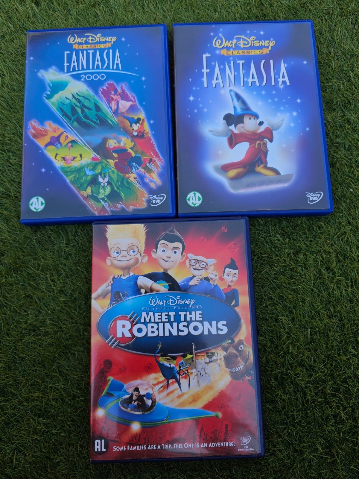 Disney DVD's: Fantasia, Fantasia 2000 & Meet the Robinsons, Cd's en Dvd's, Avontuur, Alle leeftijden, Ophalen of Verzenden, Zo goed als nieuw