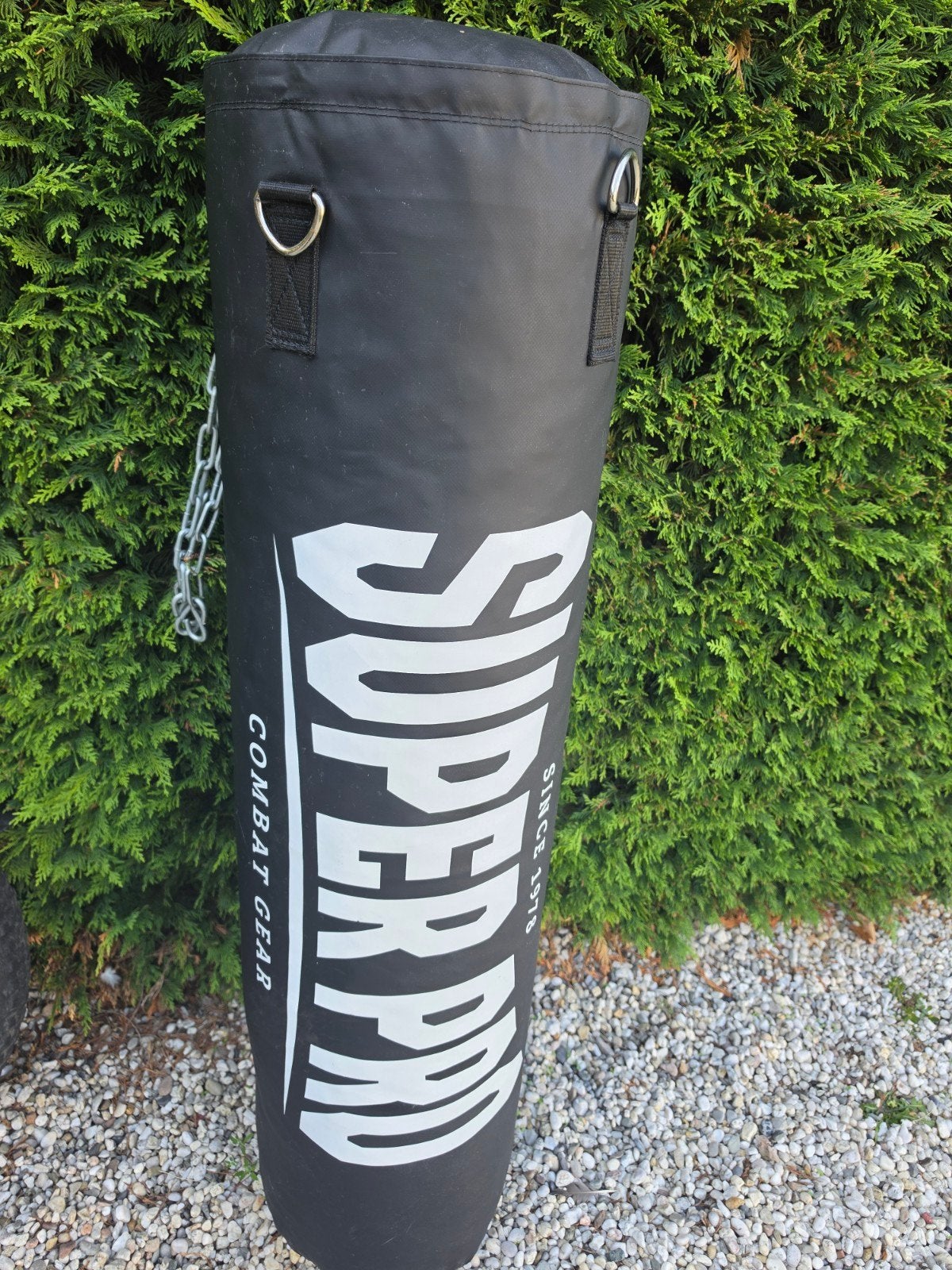 Bokszak Superpro Combat Gear met bokshandschoenen, Ophalen, Gebruikt, Bokszak