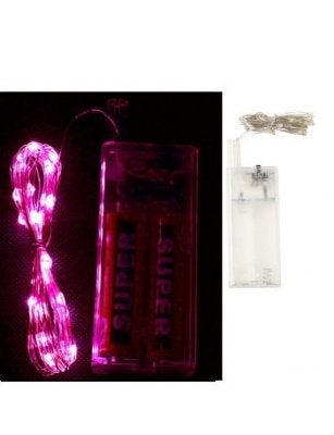 LED SNOERTJE OP BATTERIJ - DIVERSE KLEUREN, Ophalen of Verzenden, Nieuw