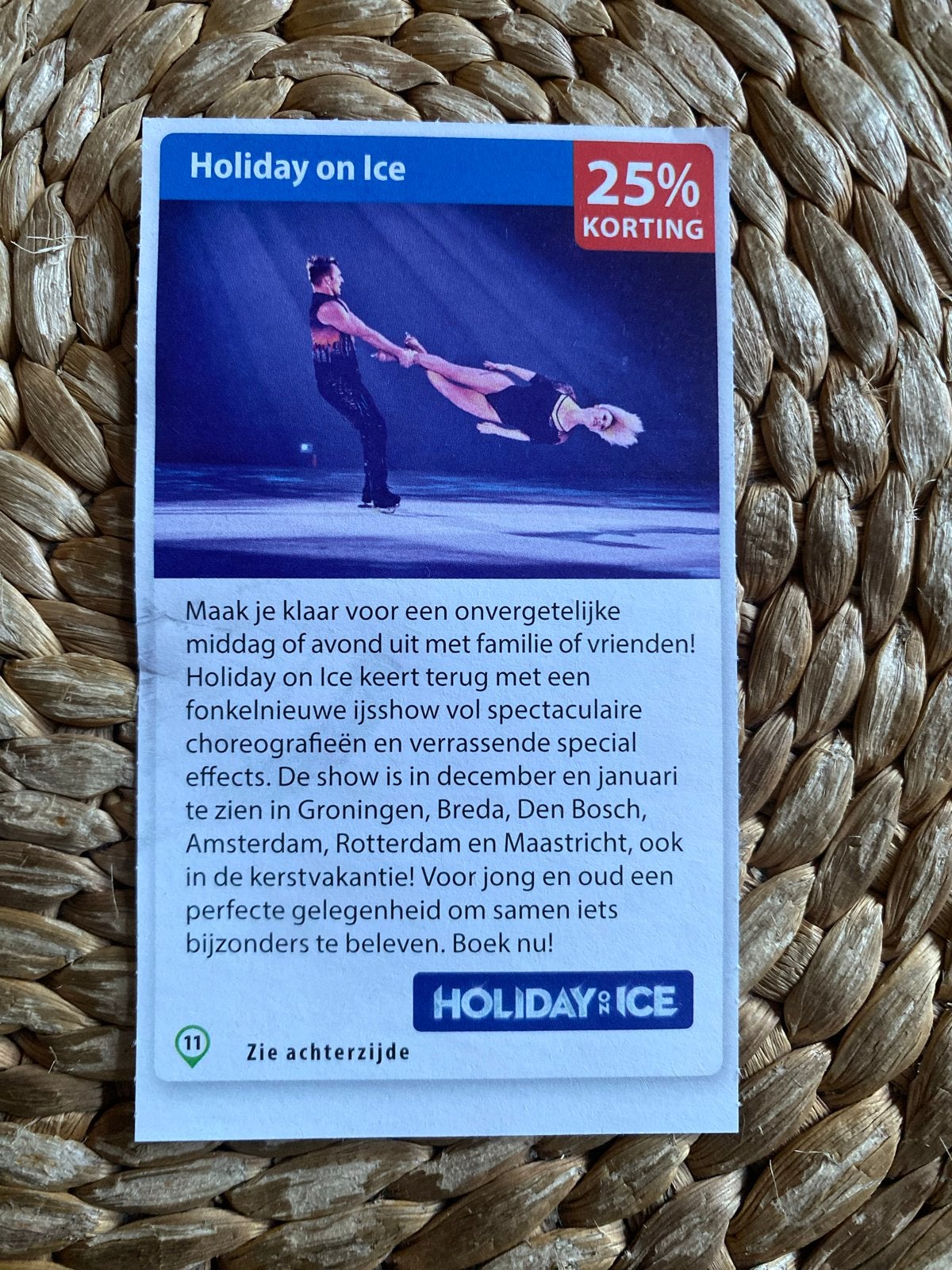 Holiday on ive 25 % korting, Tickets en Kaartjes, Drie personen of meer, Augustus