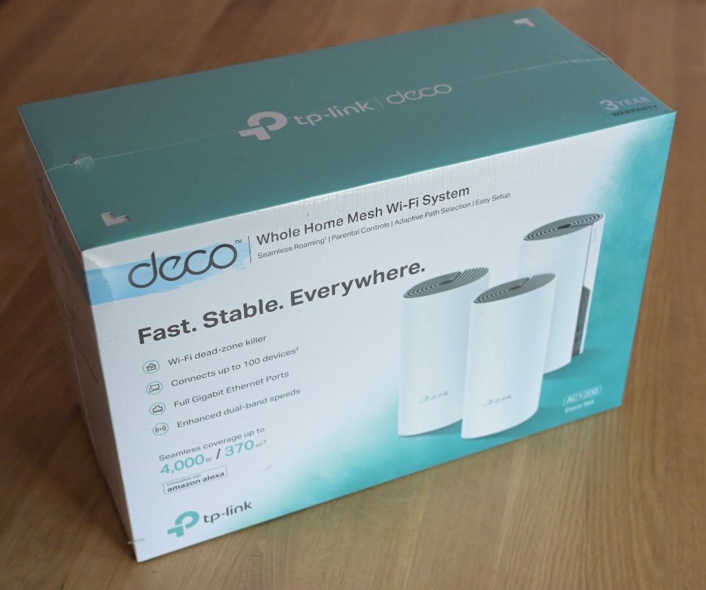 Deco M4 AC1200 Whole Home Mesh Wi-Fi System (3pcs), Ophalen of Verzenden, Nieuw, Deco TP Link