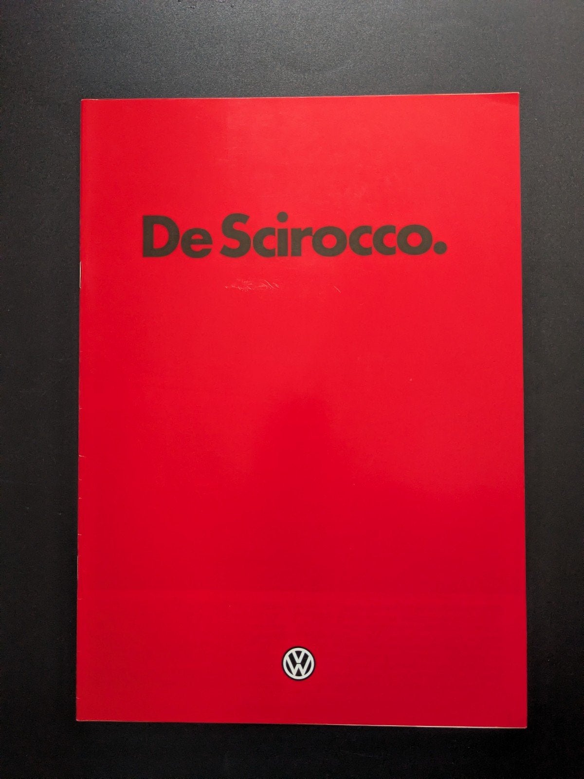 Brochure VOLKSWAGEN Scirocco 1983, Ophalen of Verzenden, Zo goed als nieuw, Volkswagen