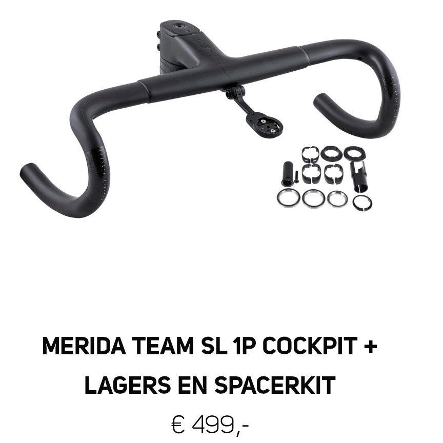 Merida Cockpit Black SL Team 420/110, Fietsen en Brommers, Fietsonderdelen, Stuur, Merida, Nieuw, Ophalen of Verzenden