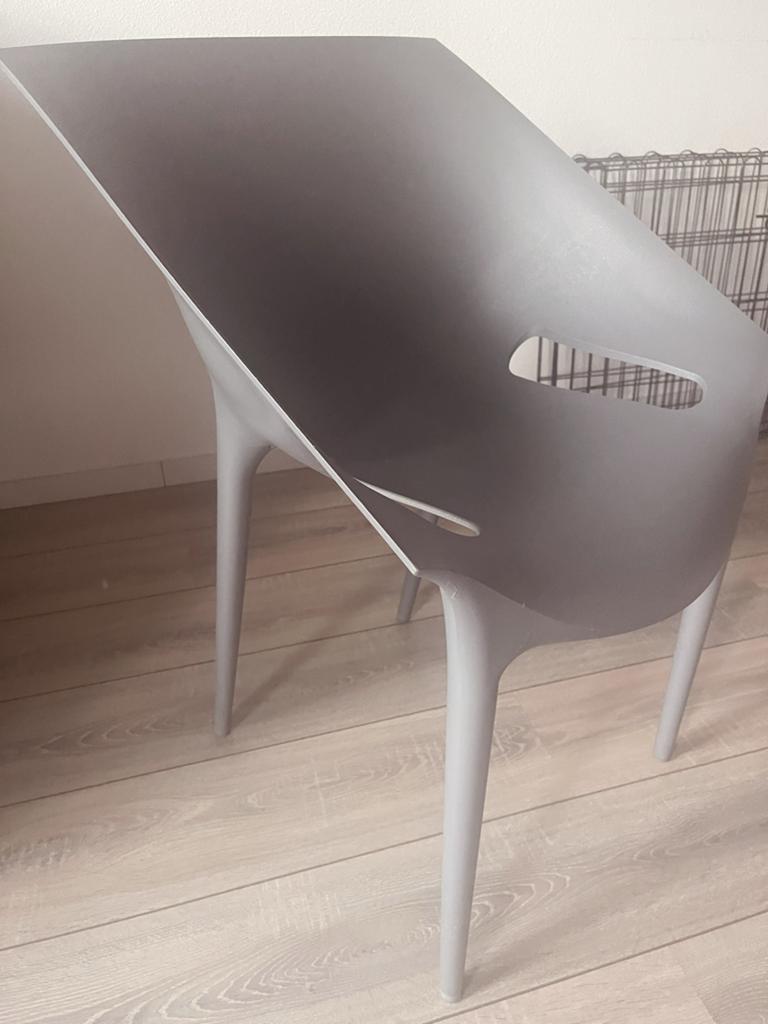 Kartell DR. YES stoel met armleuningen x2, Ophalen, Kunststof, Twee, Zo goed als nieuw