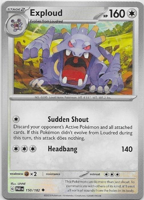 Paradox Rift,  Exploud [uncommon] 150/182, Verzenden, Nieuw, Losse kaart