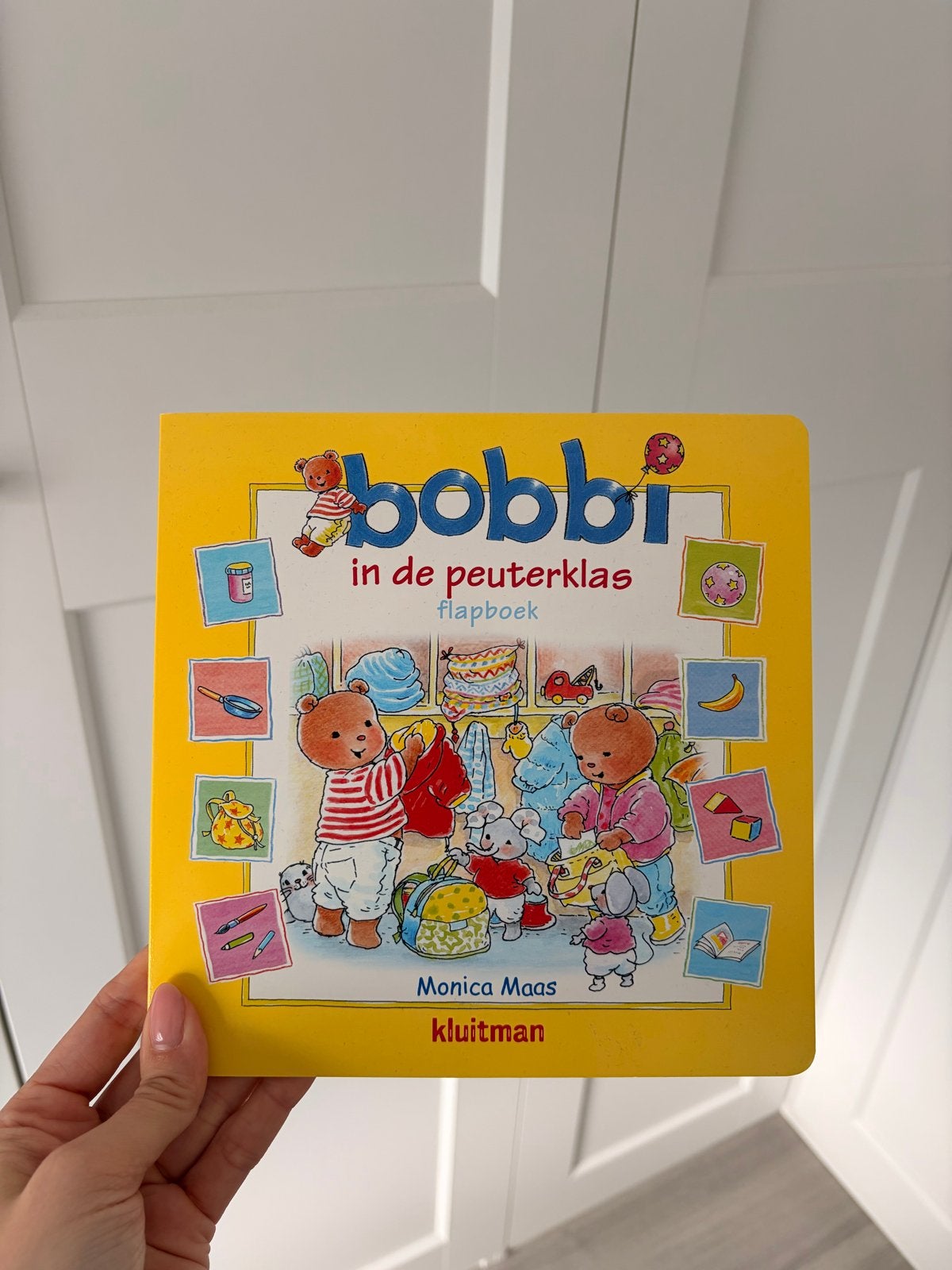 Bobbi in de peuterklas - Flapboek, Ophalen of Verzenden, Zo goed als nieuw, Uitklap-, Voel- of Ontdekboek, 1 tot 2 jaar